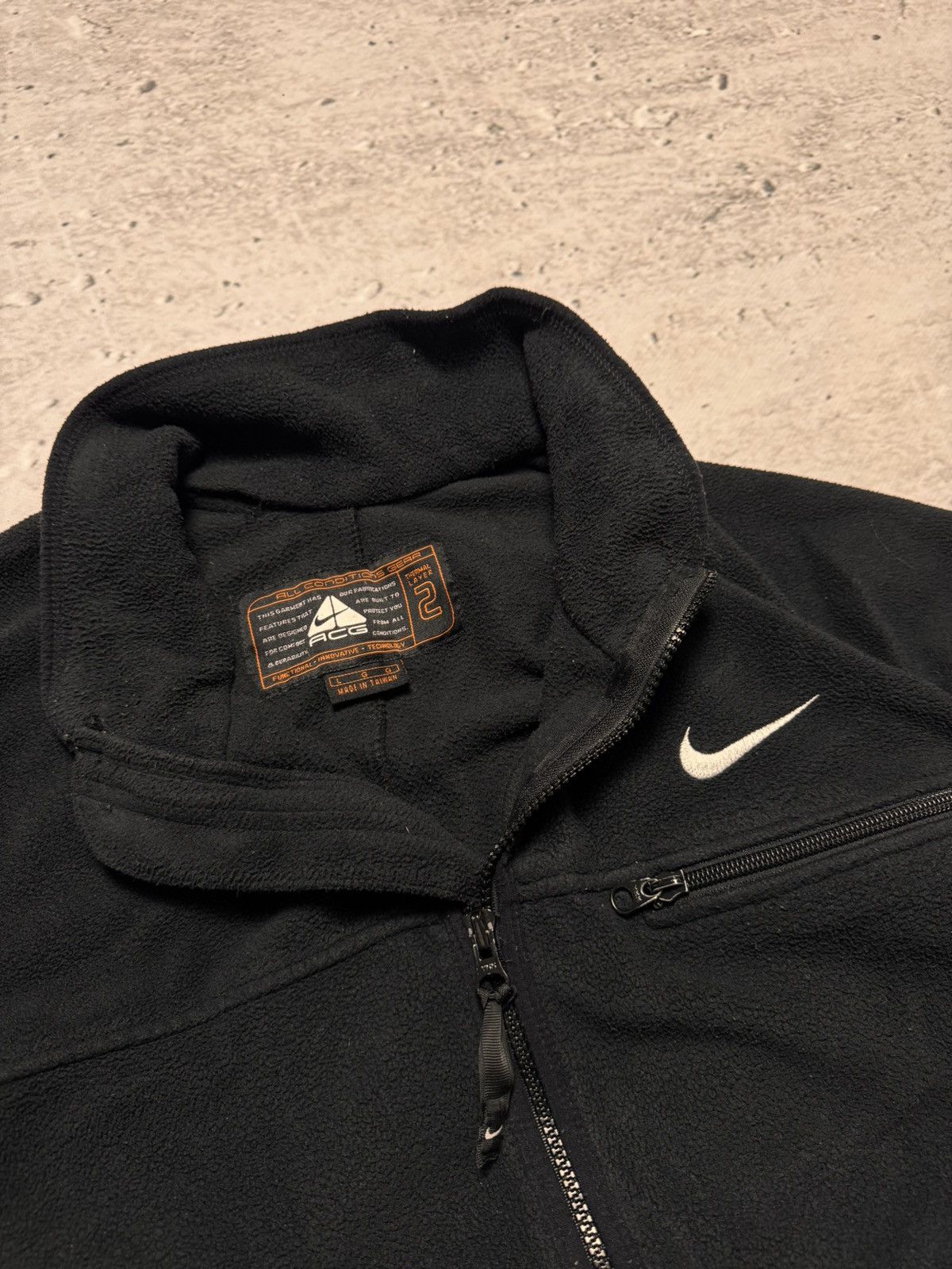 Nike × Nike ACG × Vintage NIKE ACG VINTAGE CENTER LOGO OVERSIZE BOXY 1/3 ZIP HOODIE Size US L / EU 52-54 / 3 - 3 Thumbnail