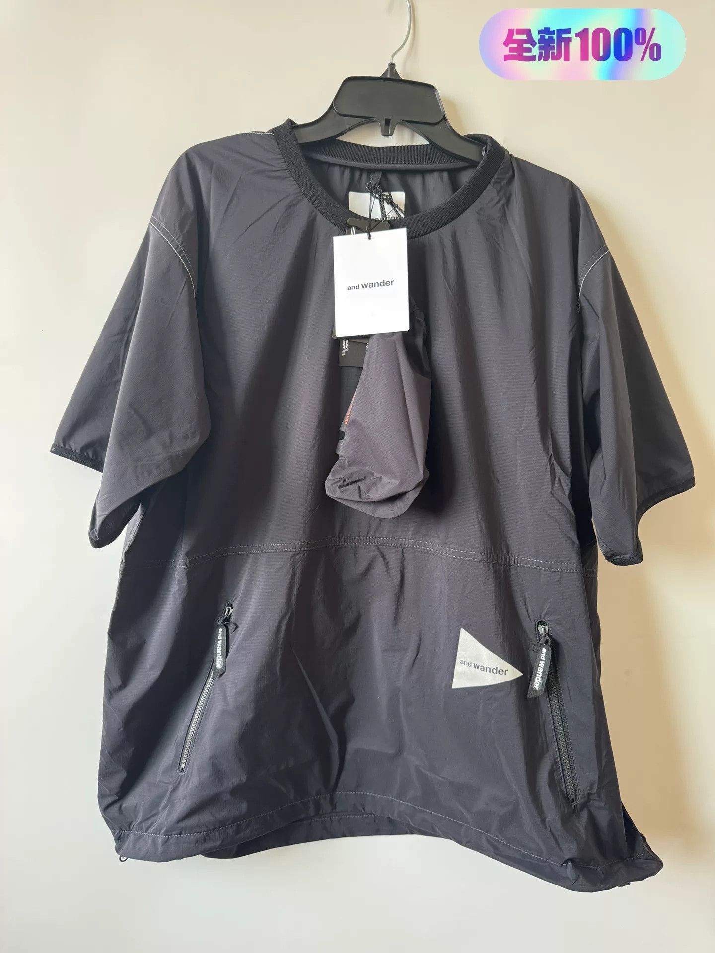 And Wander PERTEX Windproof Waterproof Short Sleeve T-shirt Size US M / EU 48-50 / 2 - 1 Thumbnail