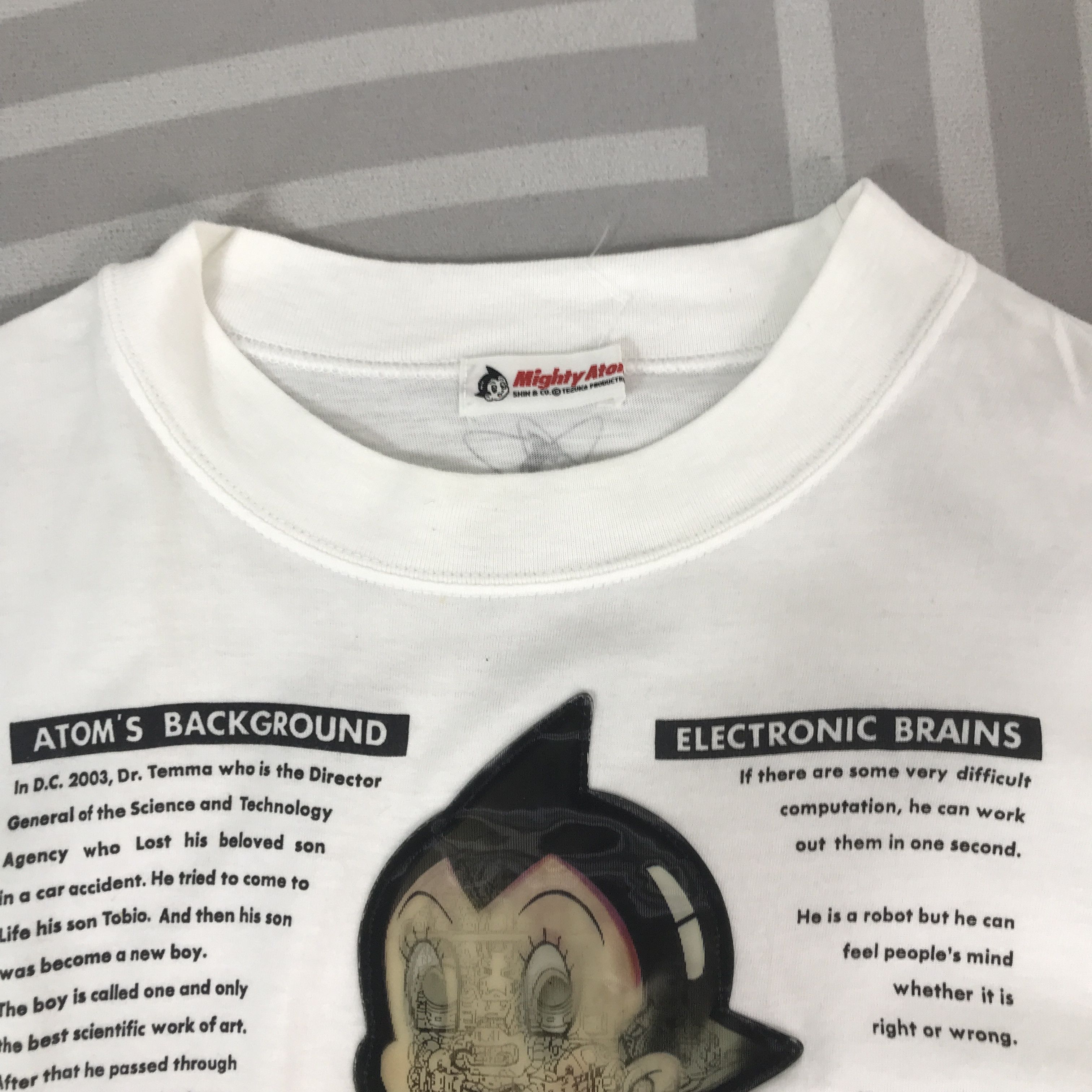 Japanese Brand Vtg Astro Boy Mighty Atom Cartoon movie Japan T-Shirt K44B62 Size US S / EU 44-46 / 1 - 7 Thumbnail