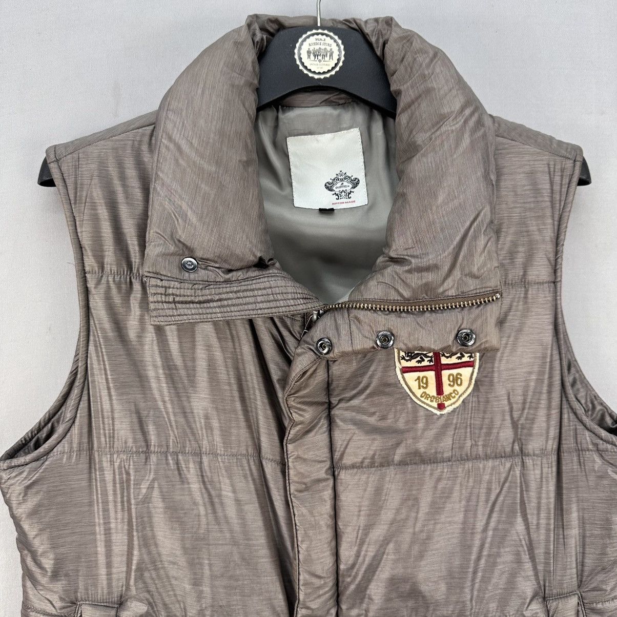Japanese Brand Vintage Orobianco Giacomo Velentini Design Puffer Vest Size US S / EU 44-46 / 1 - 7 Thumbnail