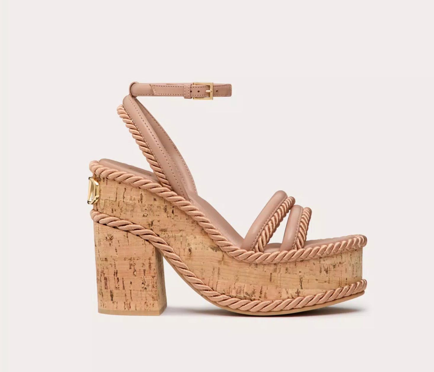 Valentino Vlogo Summerblocks Wedge Sandals SIZE 40