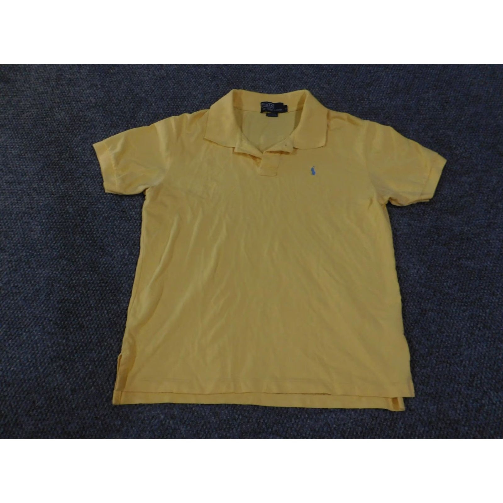 Polo Ralph Lauren VINTAGE Polo Ralph Lauren Polo Shirt Mens XL Yellow Cotton Short Sleeve Classic Fit Size US XL / EU 56 / 4 - 2 Thumbnail