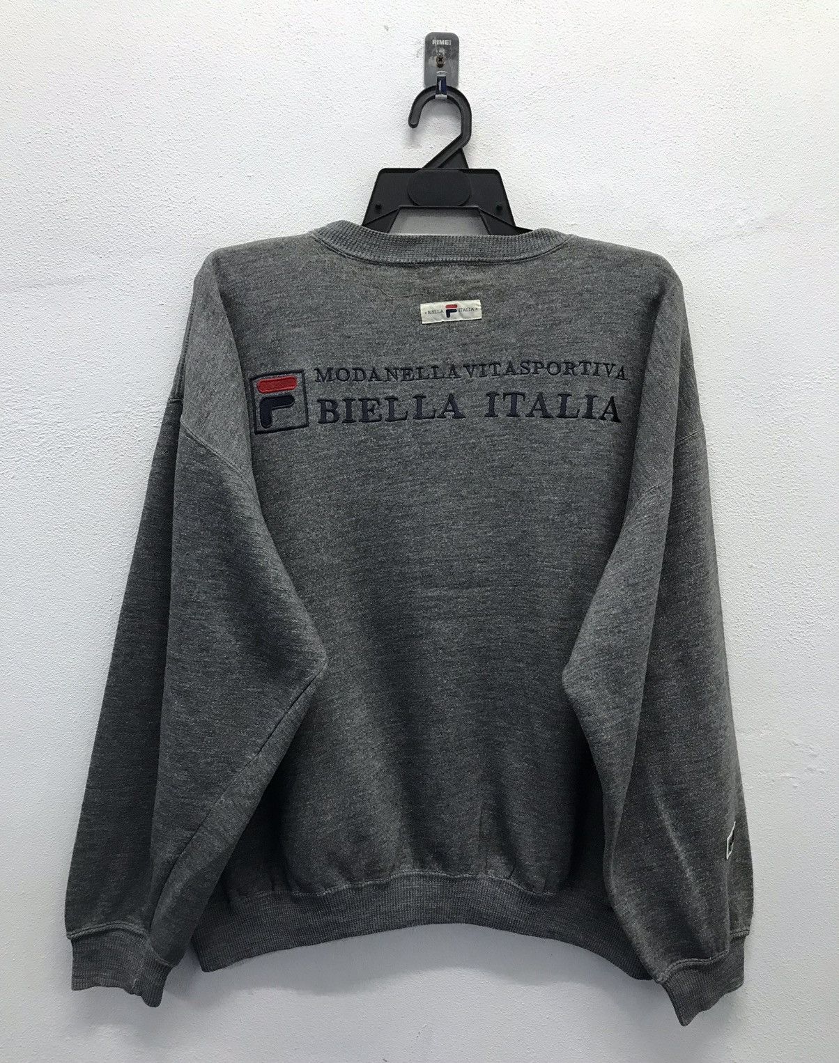 Fila × Vintage Vintage Fila ModaNella VitaSportiva Biella Italia Sweatshirt Size US XL / EU 56 / 4 - 2 Thumbnail