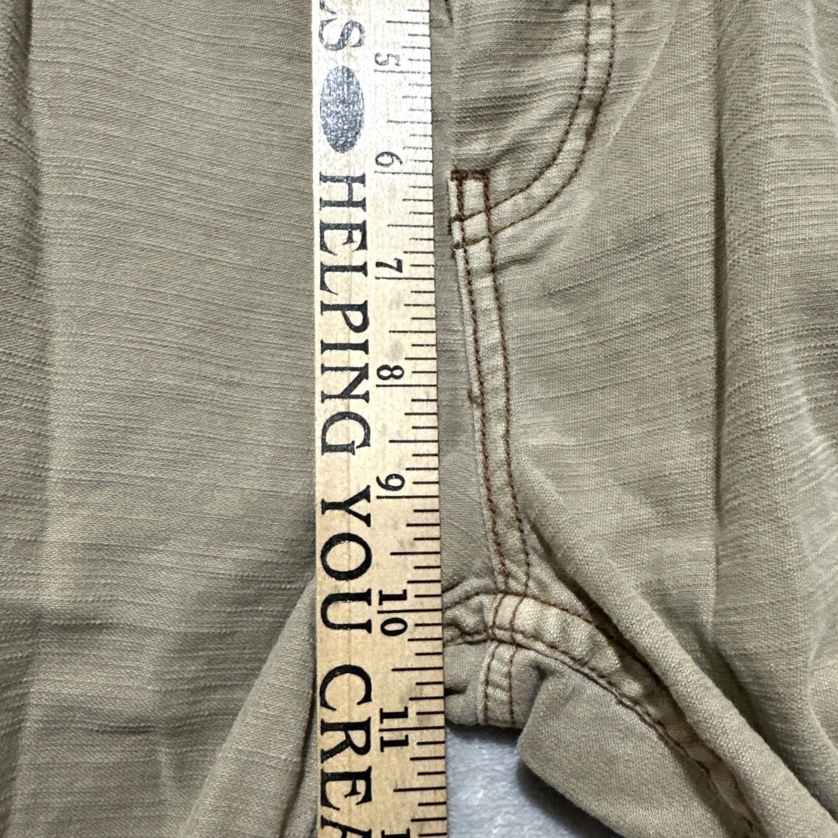 Free People Free People Utility Boyfriend Pants Double Knee Canvas Twill Fatigue Size 28 Tan Slah Pocket Tapered Casual Womens Jeans Pant Size 28" / US 6 / IT 42 - 6 Thumbnail