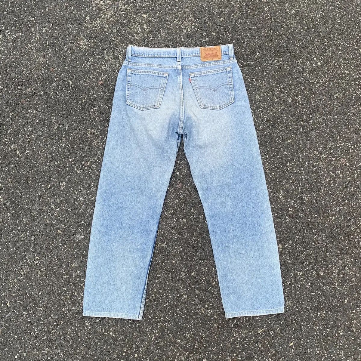 Levi's 💥 Distressed Denim Vtg Levi’s Light Wash Jeans Faded Pants Size US 32 / EU 48 - 11 Thumbnail