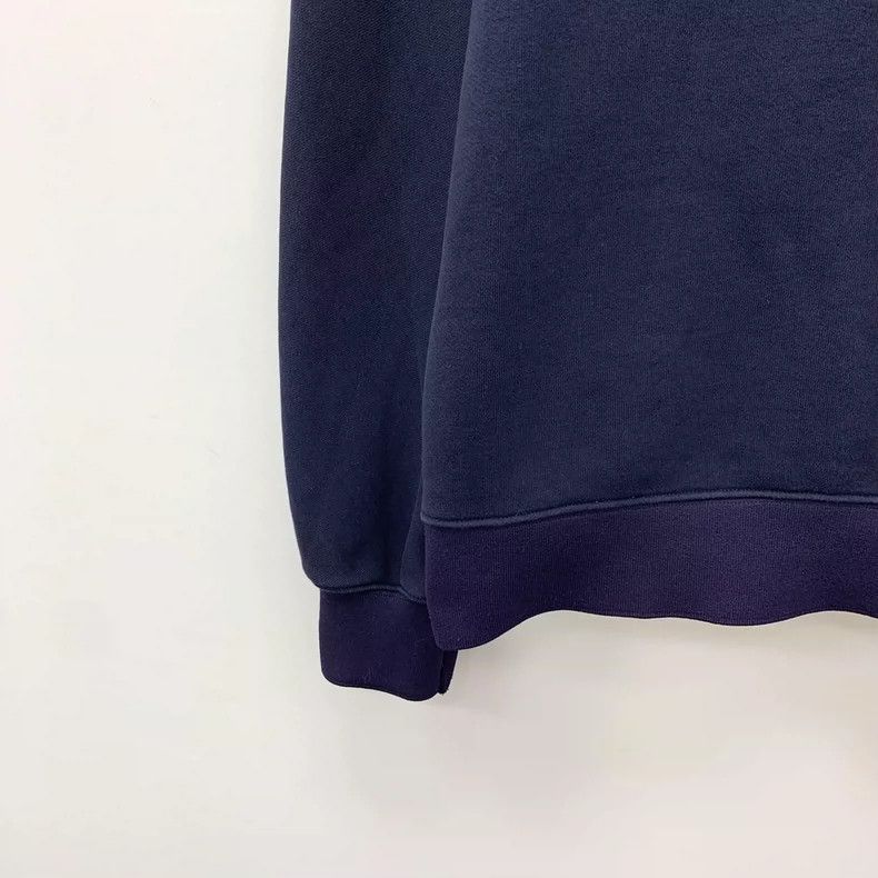 Balenciaga Balenciaga Navy monogrammed cotton crewneck long-sleeve sw Size US XS / EU 42 / 0 - 4 Thumbnail