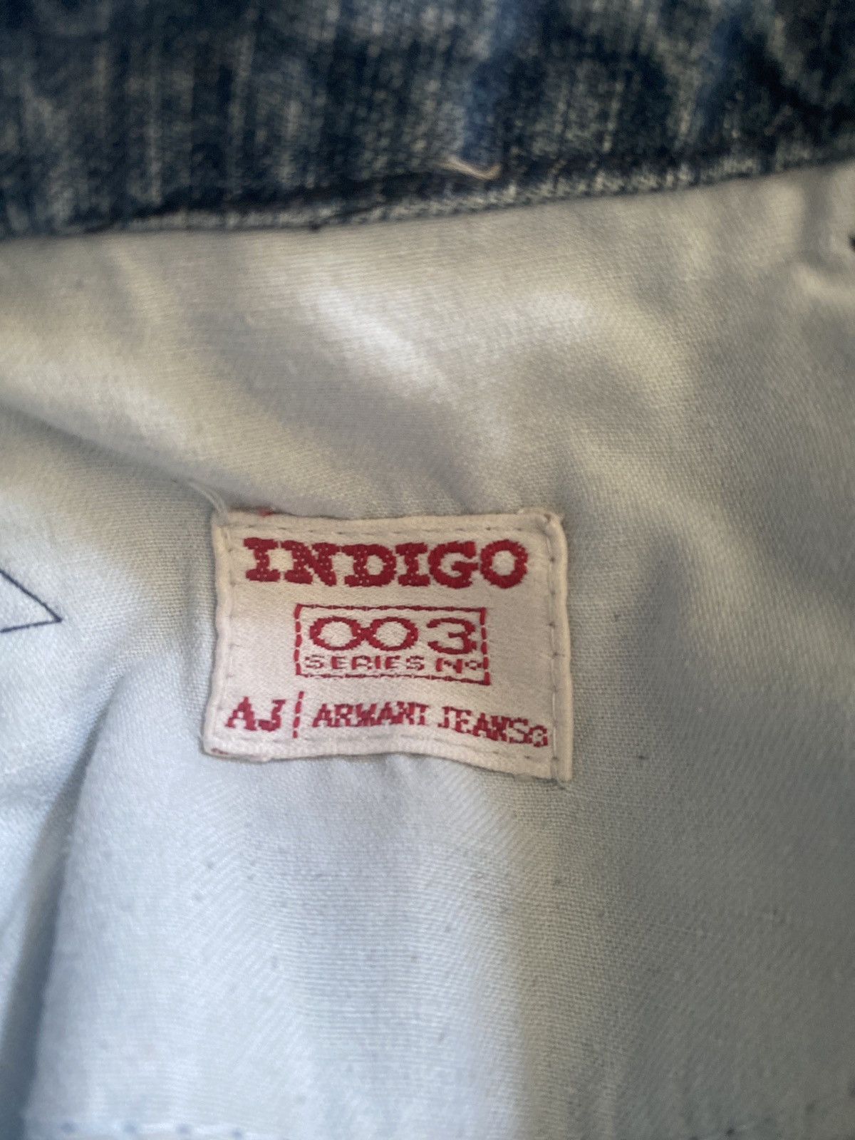 Armani ARMANI JEANS AJ INDIGO SERIES 003 SIMIN T MADE IN ITALY Size US 32 / EU 48 - 9 Thumbnail