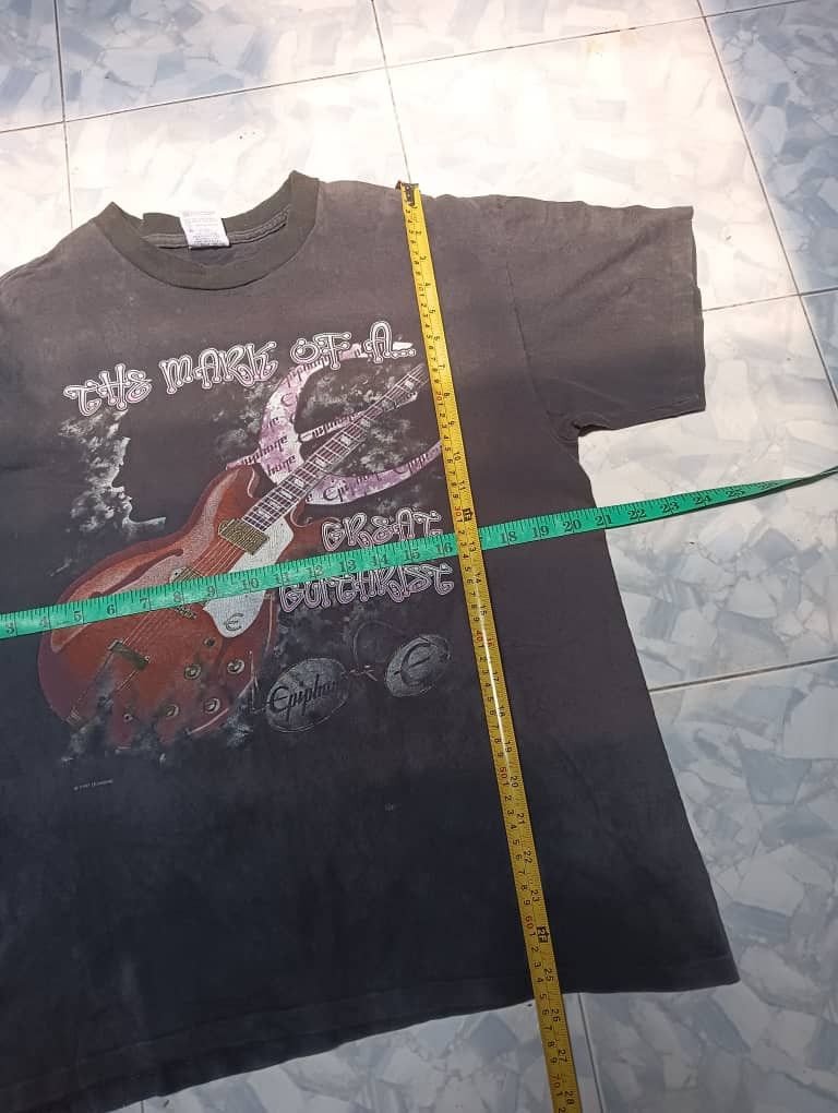 Band Tees × Vintage Vintage Epiphone classic guitar 90s tshirts Size US L / EU 52-54 / 3 - 6 Thumbnail