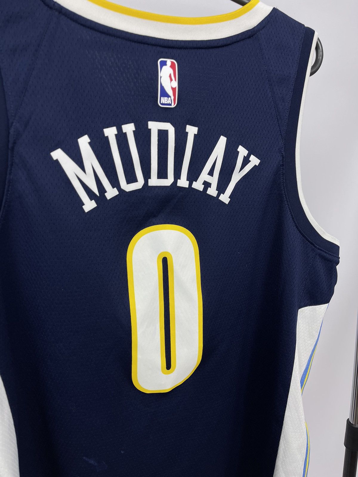 Nike Emmanuel Mudiay Denver Nuggets Jersey size 48 EUC Alternate Size US M / EU 48-50 / 2 - 9 Thumbnail