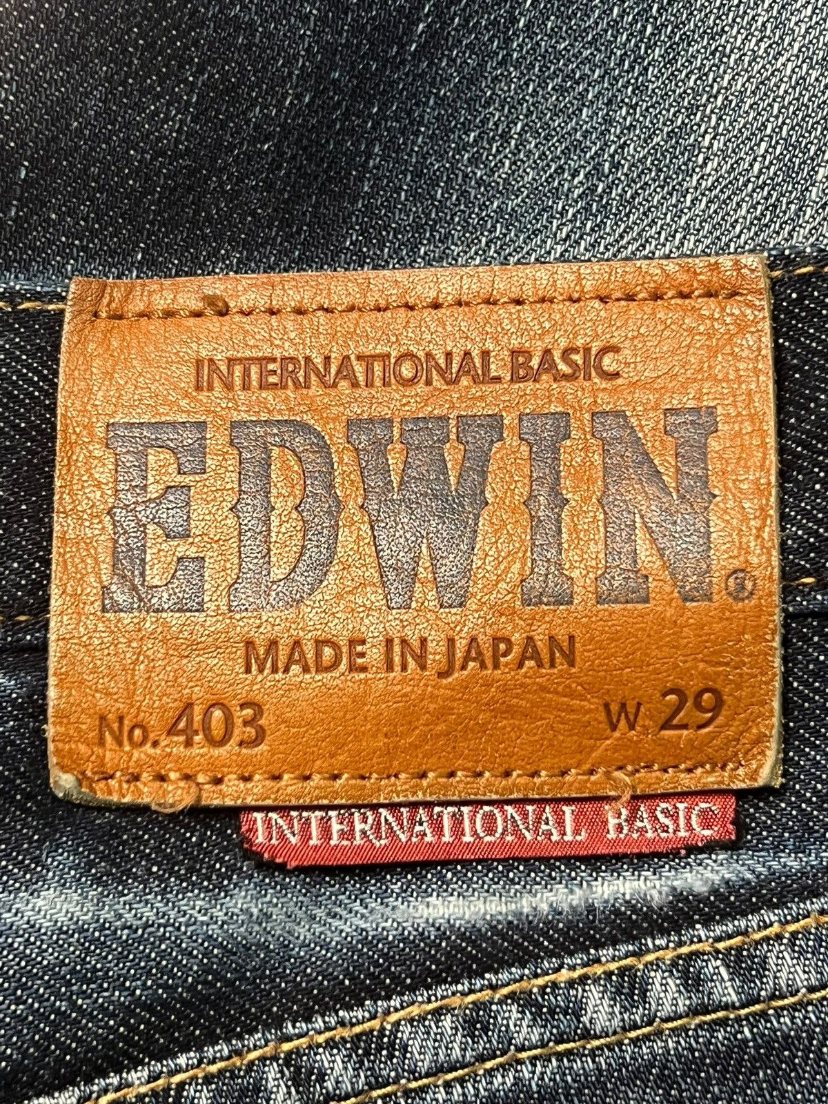 Edwin Vintage Edwin 403 Japan - Faded Whisker Wash Jeans Size US 32 / EU 48 - 11 Thumbnail