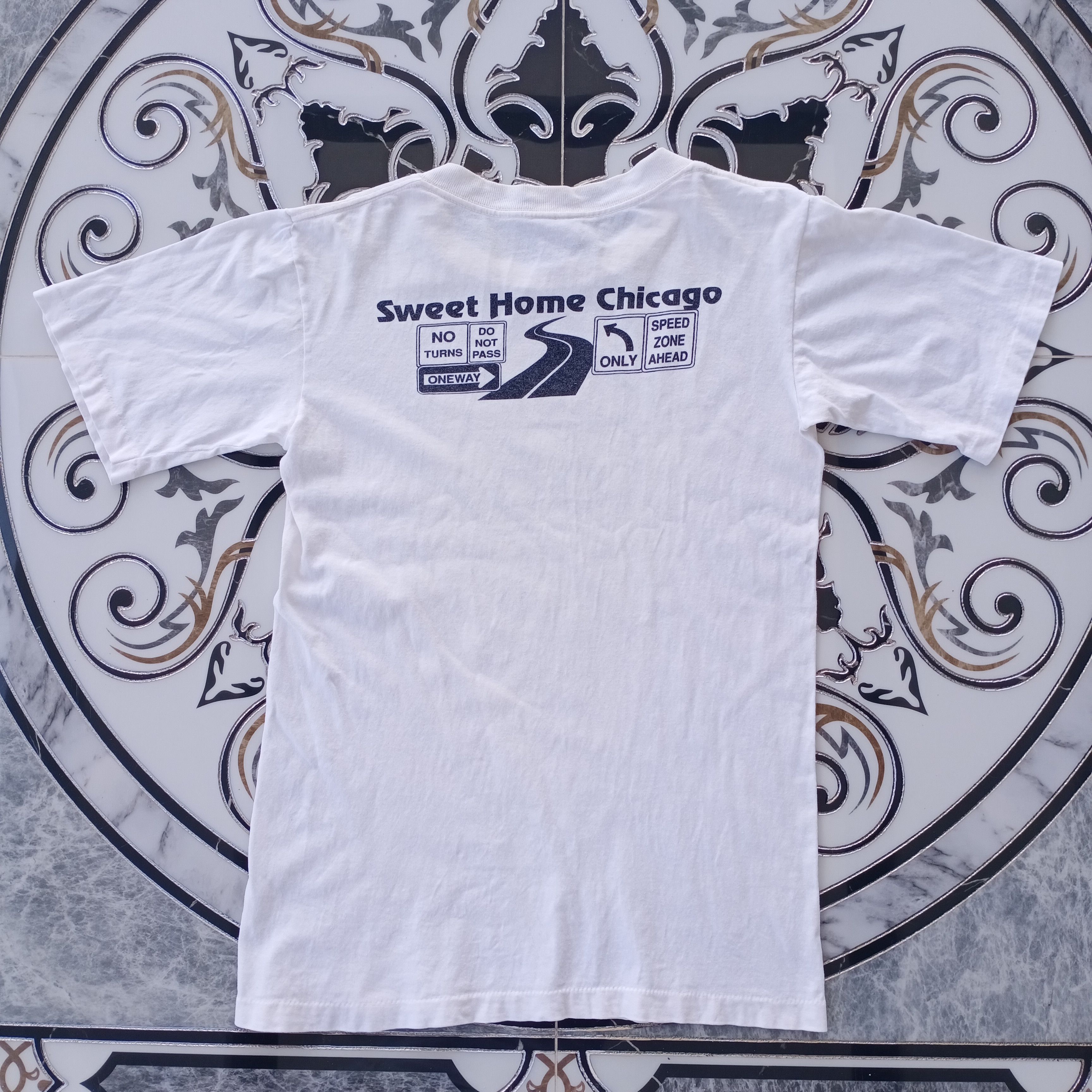 Route 66 × Vintage 1990s Vintage Historic Route Sweet Home Chicago Tee Size US S / EU 44-46 / 1 - 5 Thumbnail