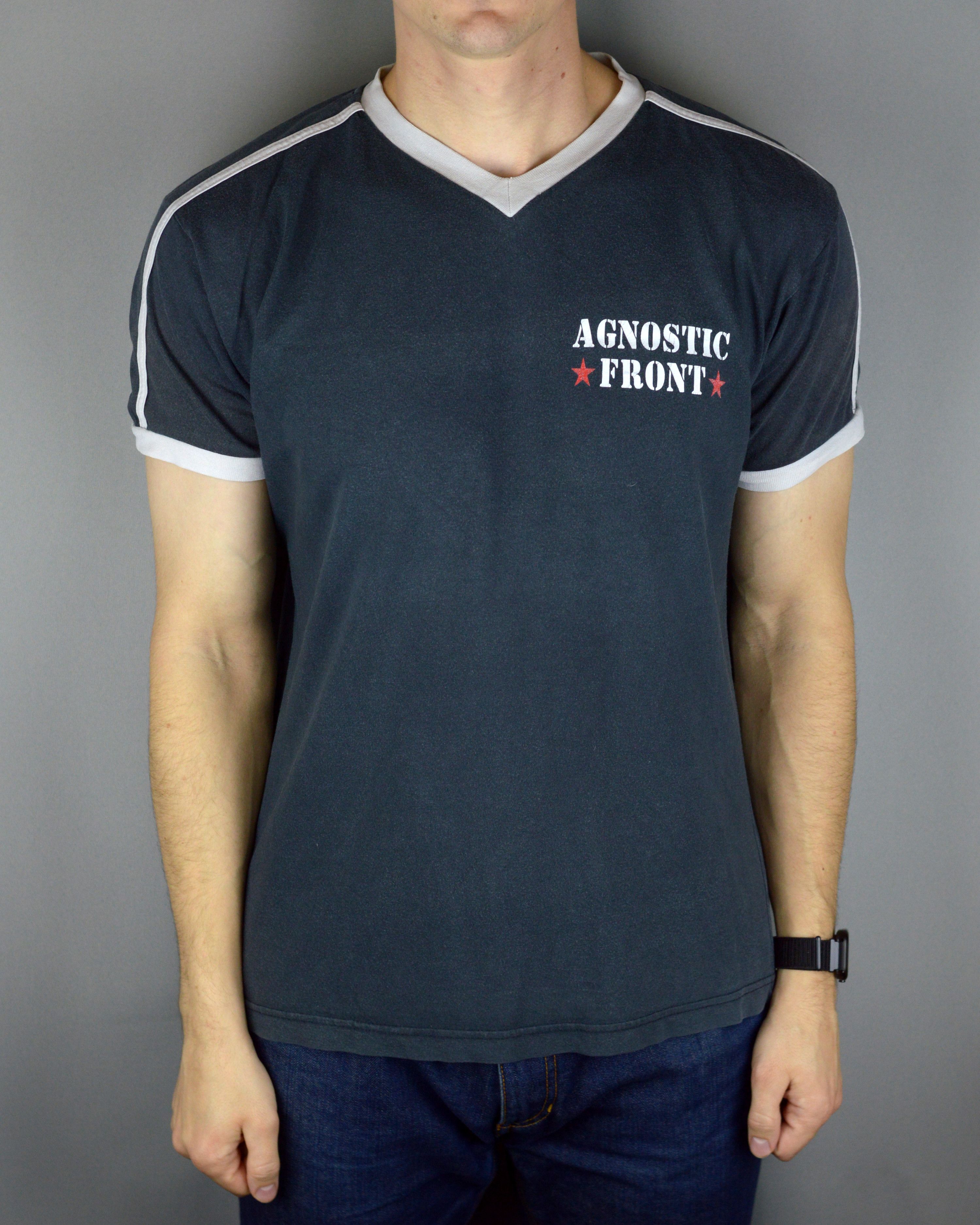 Band Tees × Vintage Vintage Agnostic Front Hardcore United 90s t shirt Size US L / EU 52-54 / 3 - 2 Thumbnail