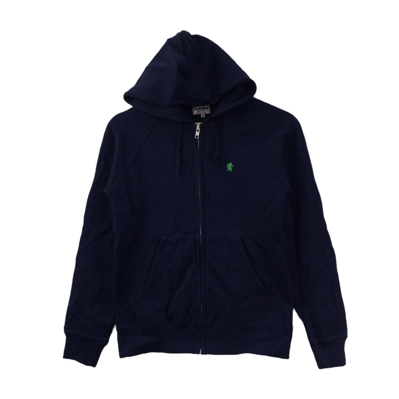 Vintage Vtg GYMPHLEX Made In ENGLAND Indigo Hoodie Size XS / US 0-2 / IT 36-38 - 1 Thumbnail