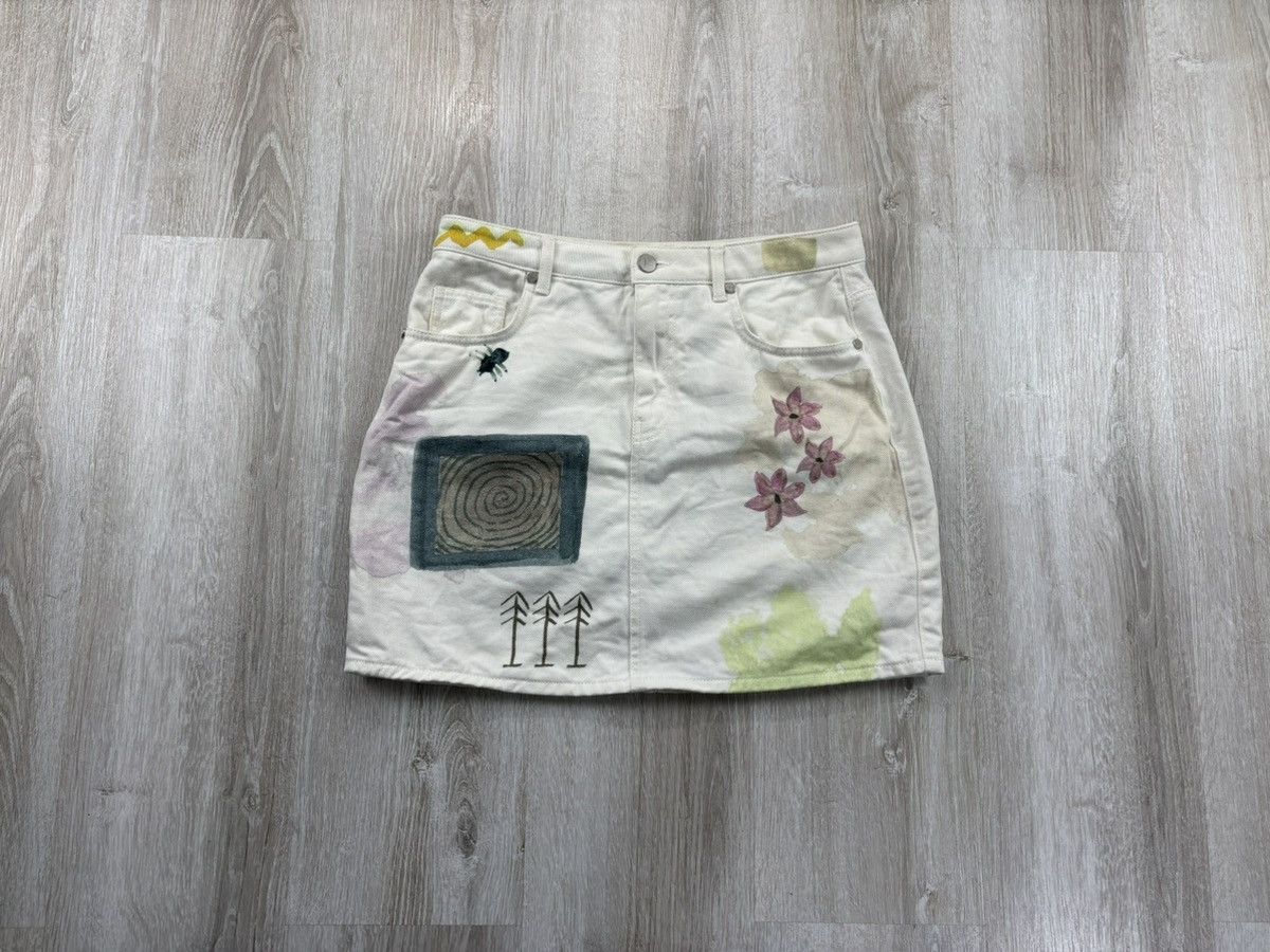 Alexander McQueen × Japanese Brand Womens denim skirt Alexander Mcqueen Size 30 Size 26" / US 2 / IT 38 - 1 Thumbnail