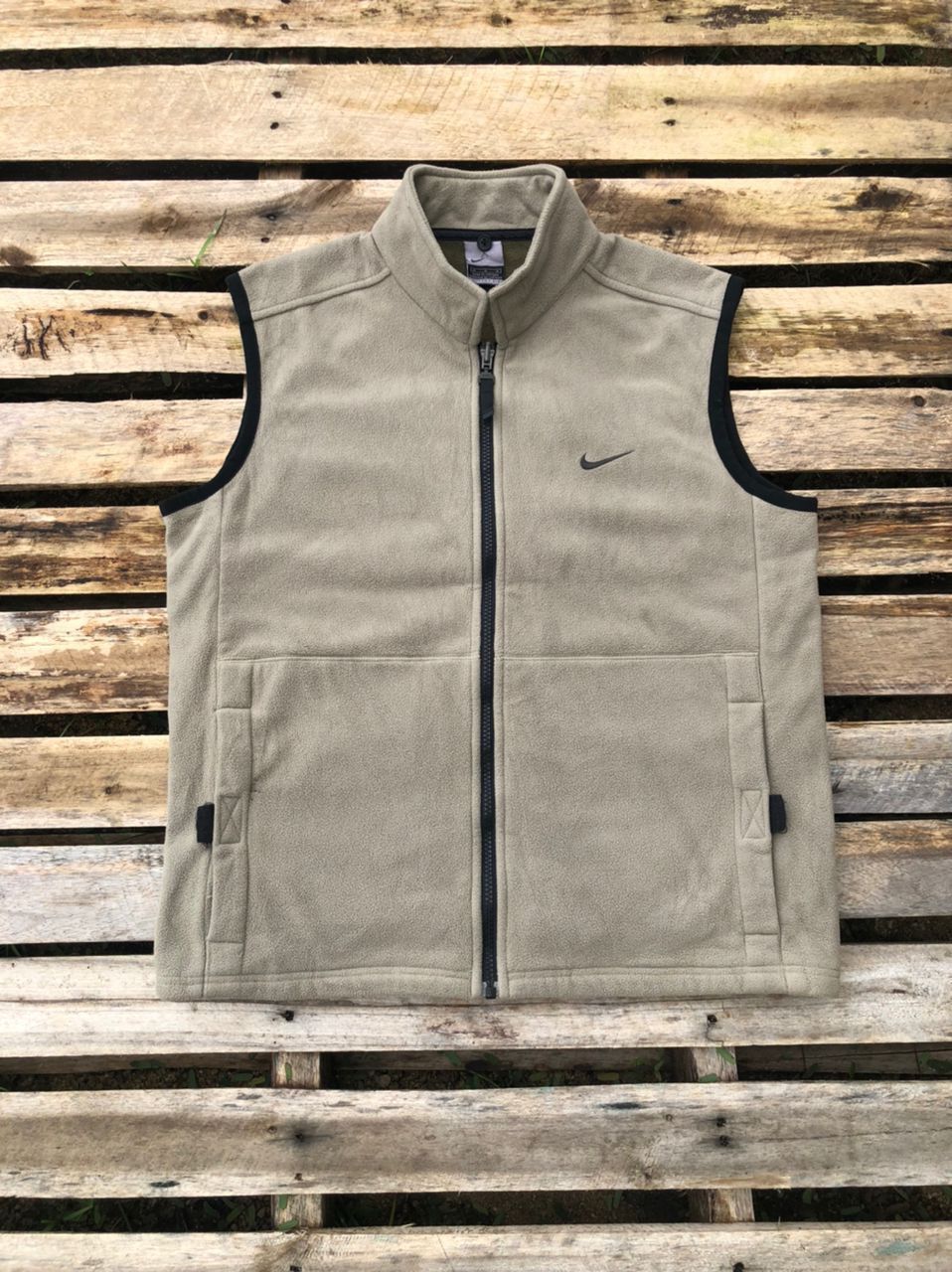 Nike × Vintage Vintage Nike Therma-Fit Fleece Vest Size US M / EU 48-50 / 2 - 1 Thumbnail
