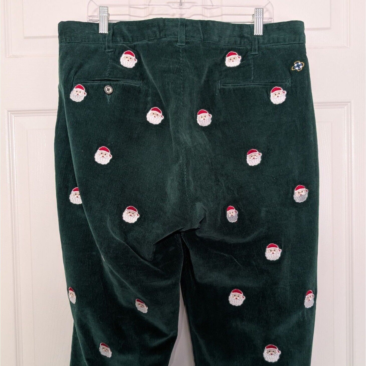Designer Castaway Nantucket Corduroy Embroidered Santa Pants Mens 36 Size US 36 / EU 52 - 7 Thumbnail