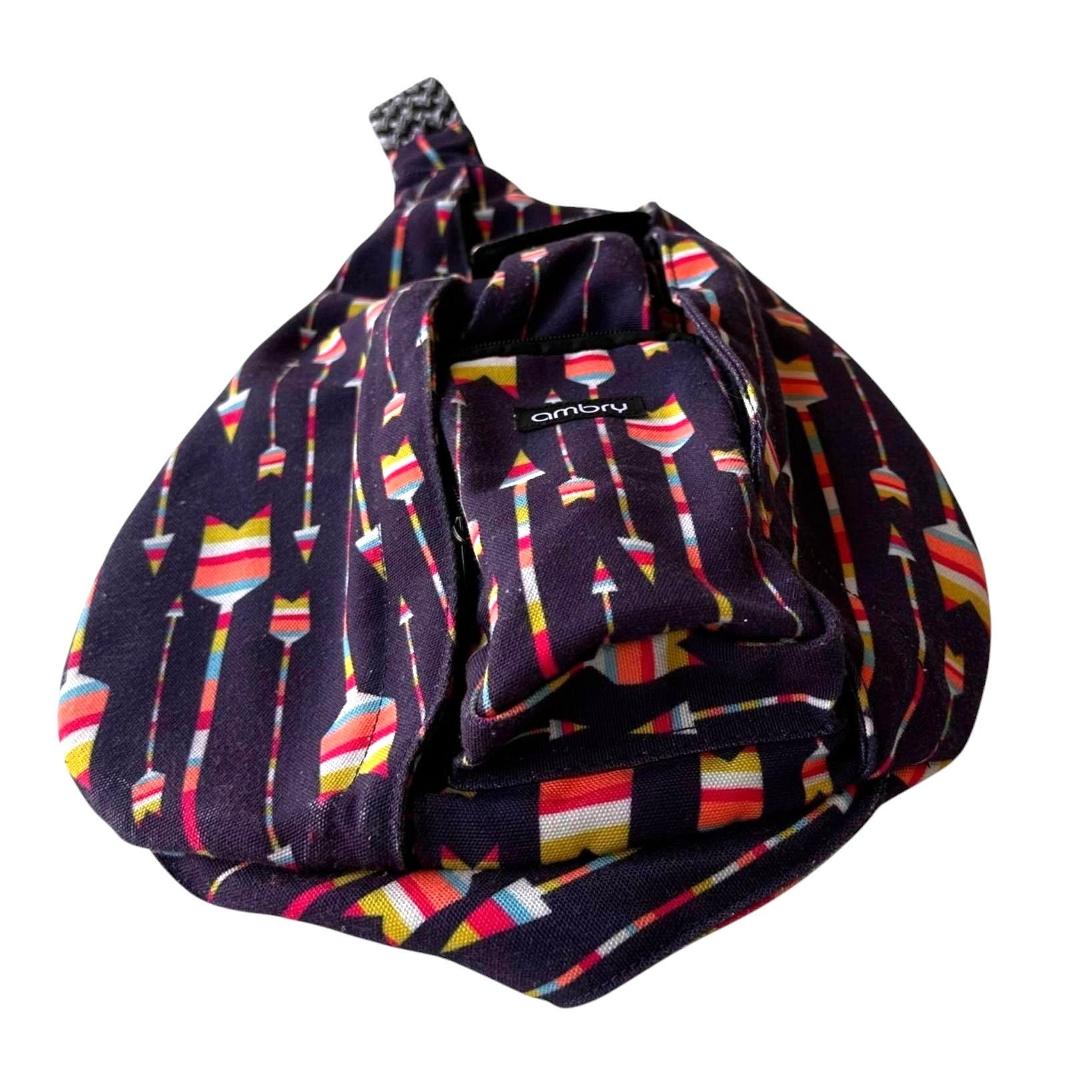 Other Ambry Nora Sling Bag Crossbody Hiking Backpack Arrow Print T Size ONE SIZE - 10 Thumbnail
