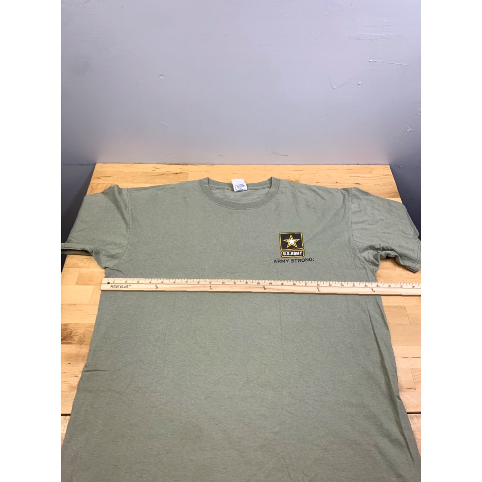 Anvil **Green Anvil Mens XL Army Shirt Stand Tall Stand Strong Regular Fit** User: **Green Anvil Mens XL Army Shirt Regular Fit Stand Tall Stand Strong** Size US XL / EU 56 / 4 - 5 Thumbnail
