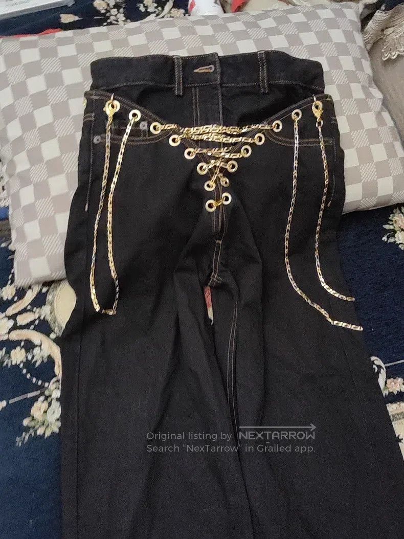 Y/Project Y/PROJECT Size 36 Long black jeans Size US 36 / EU 52 - 1 Thumbnail