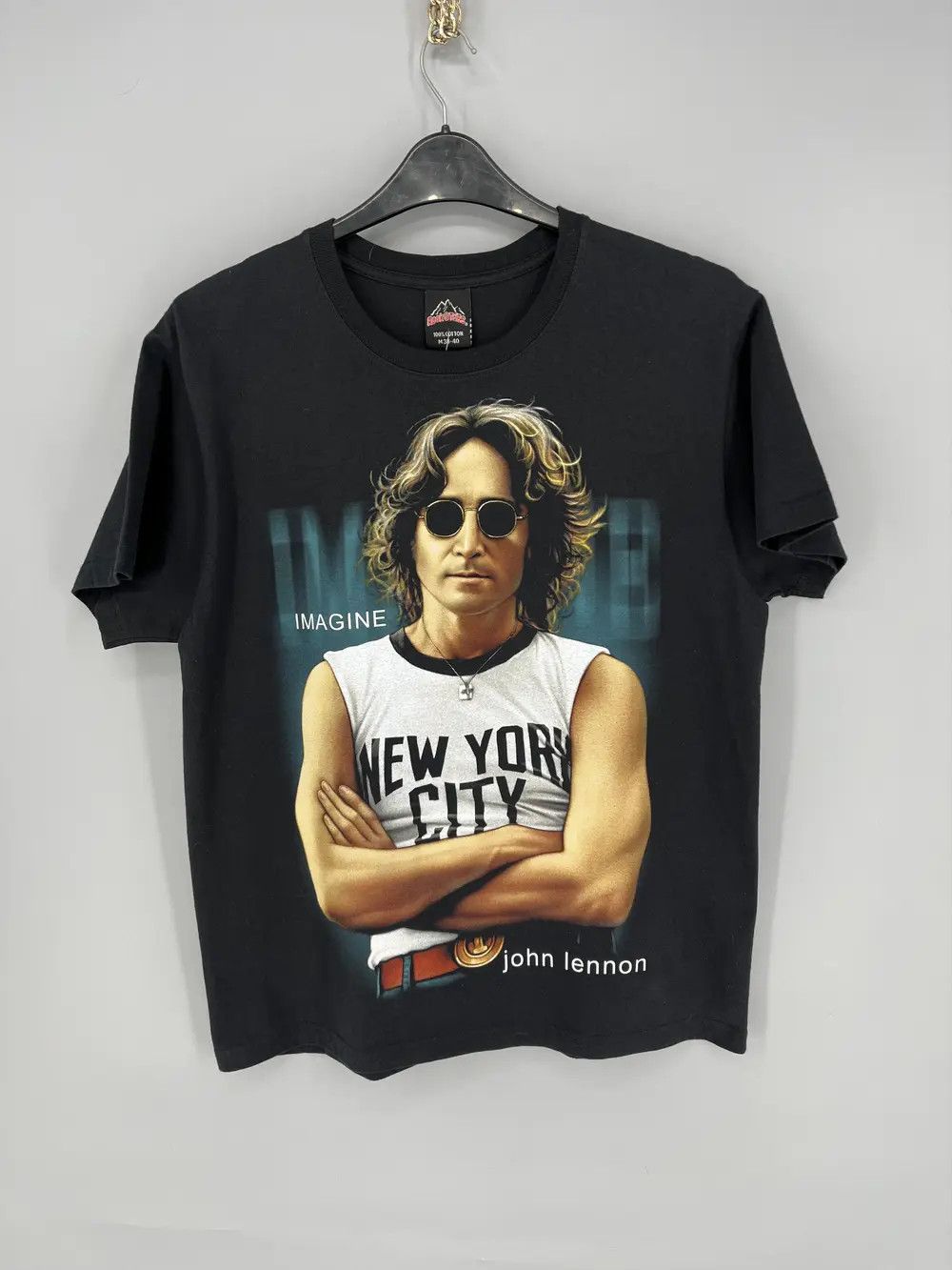 Vintage John Lennon All Over Print Vintage Tee Size US M / EU 48-50 / 2 - 3 Thumbnail