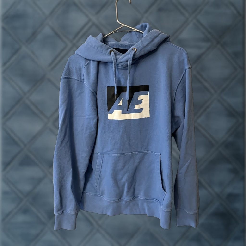 American Eagle Outfitters VINTAGE American Eagle Outfitters Men’s Blue Hoodie Sz Medium Size US M / EU 48-50 / 2 - 1 Thumbnail