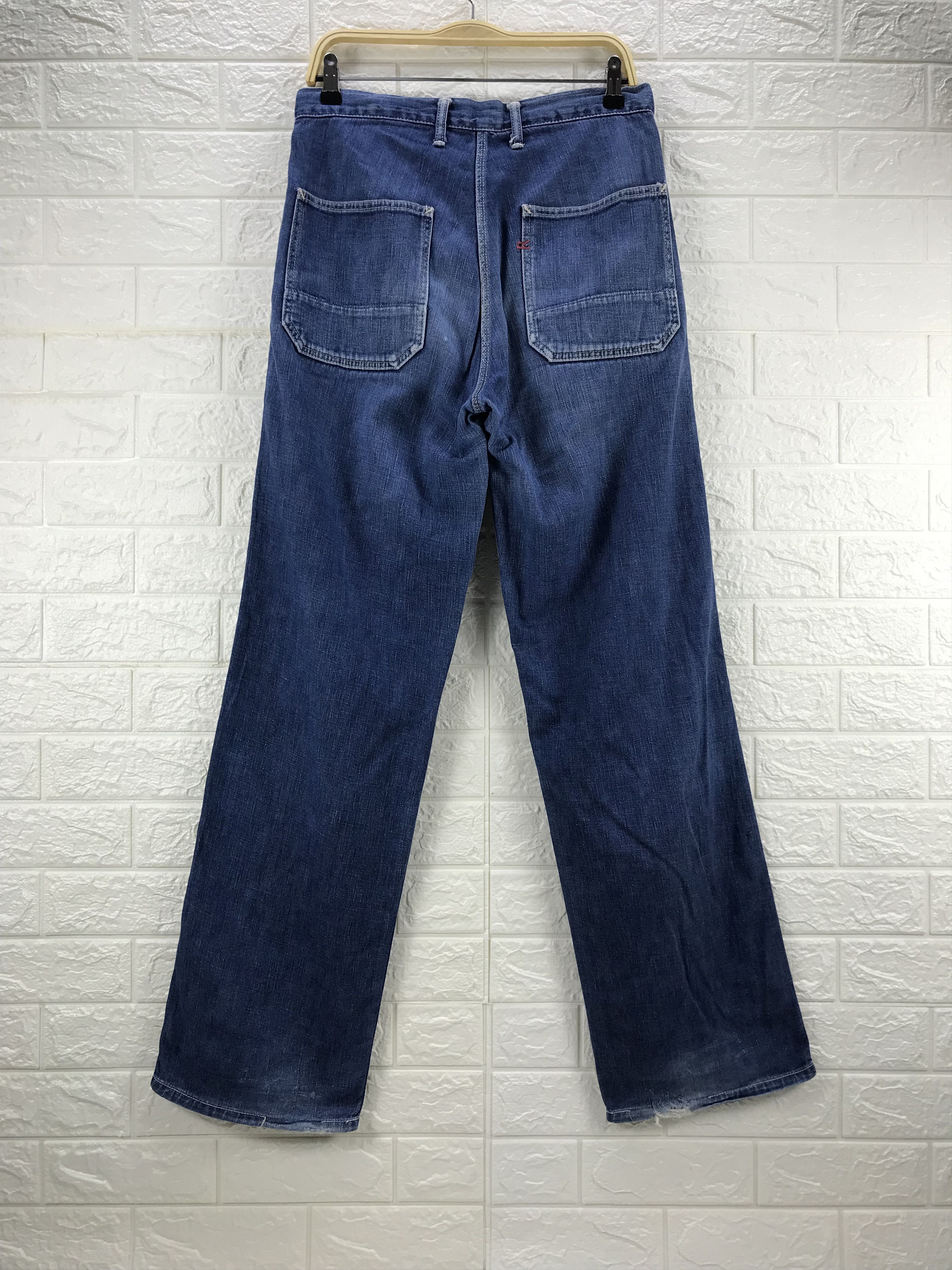 45rpm Vintage R by 45rpm Japanese Blue Jeans Size US 32 / EU 48 - 5 Thumbnail