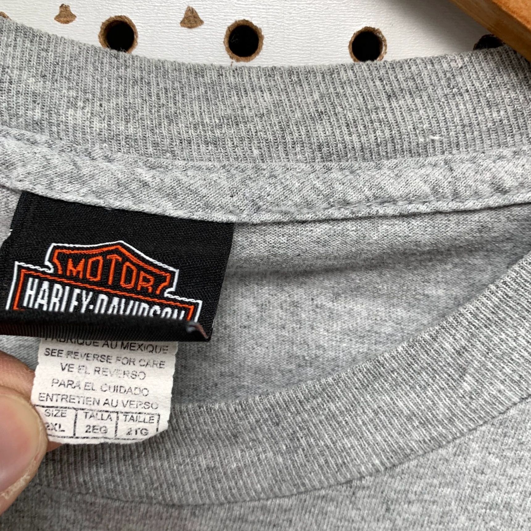 Harley Davidson Harley-Davidson T Shirt Mens XL 110th Years Anniversary Gray Motorcycle Hals Size US XL / EU 56 / 4 - 3 Thumbnail
