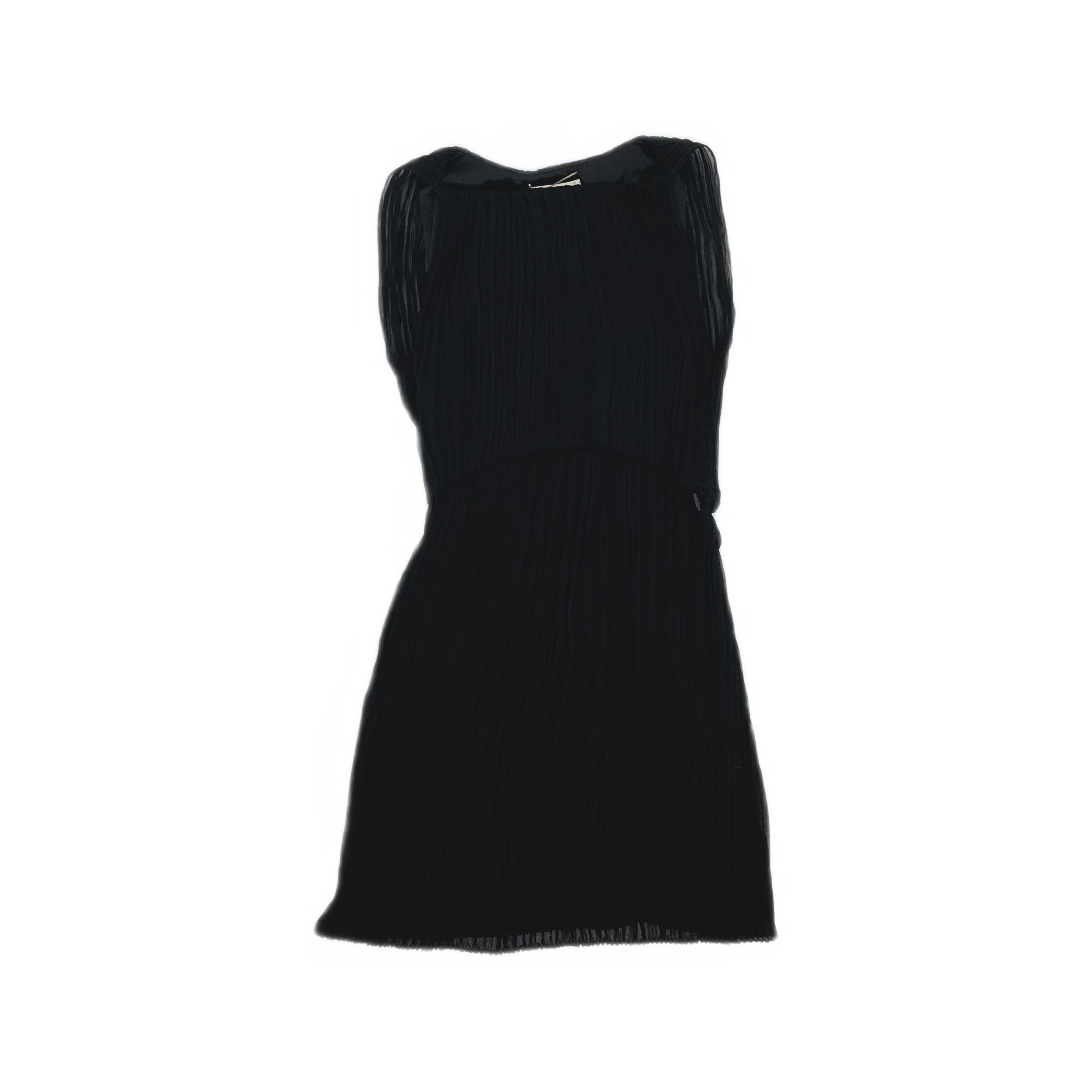 Saint Laurent Paris Saint Laurent Pleated Mini Dress Size 36 Size XS / US 0-2 / IT 36-38 - 1 Thumbnail