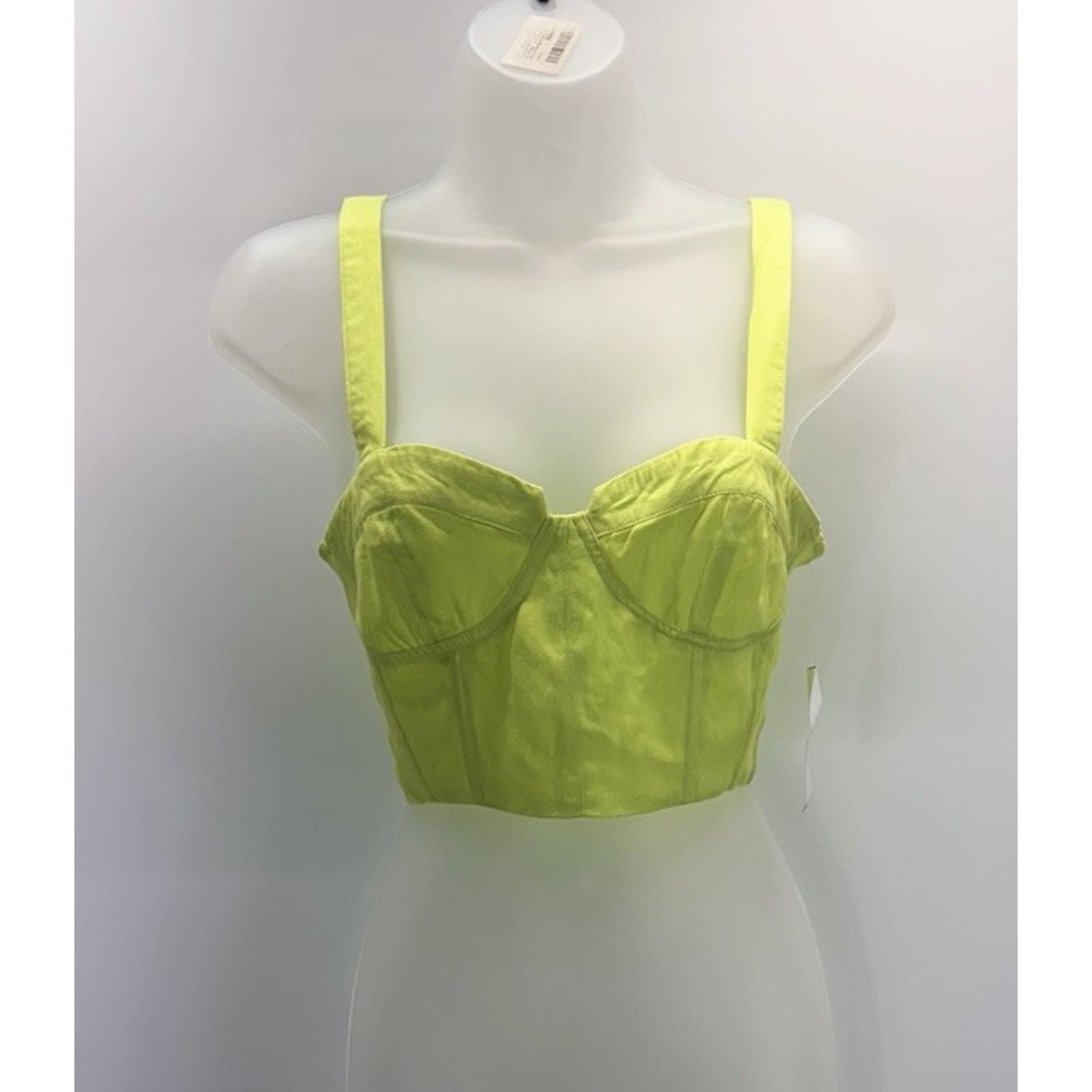 BTFL BTFL Life Dress Womens XSm Yellow White Eyelet Ruffle Midi Size XS / US 0-2 / IT 36-38 - 1 Thumbnail