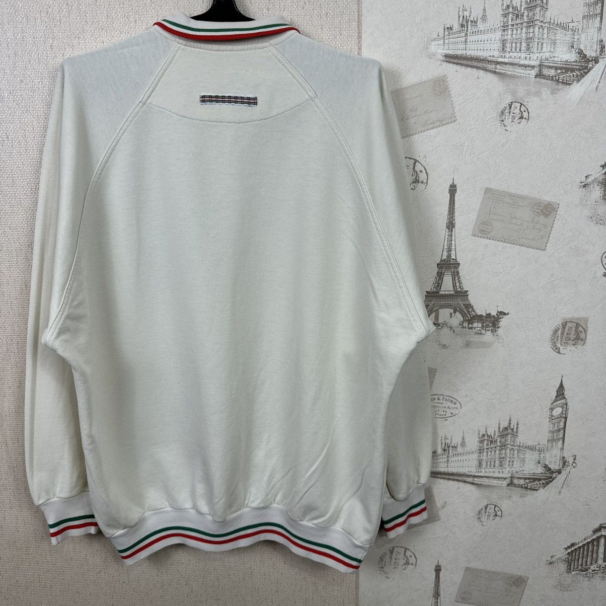 Adidas Vintage Adidas Old Scotland Sweartshirt Sz L Beige Mens Size US L / EU 52-54 / 3 - 23 Thumbnail
