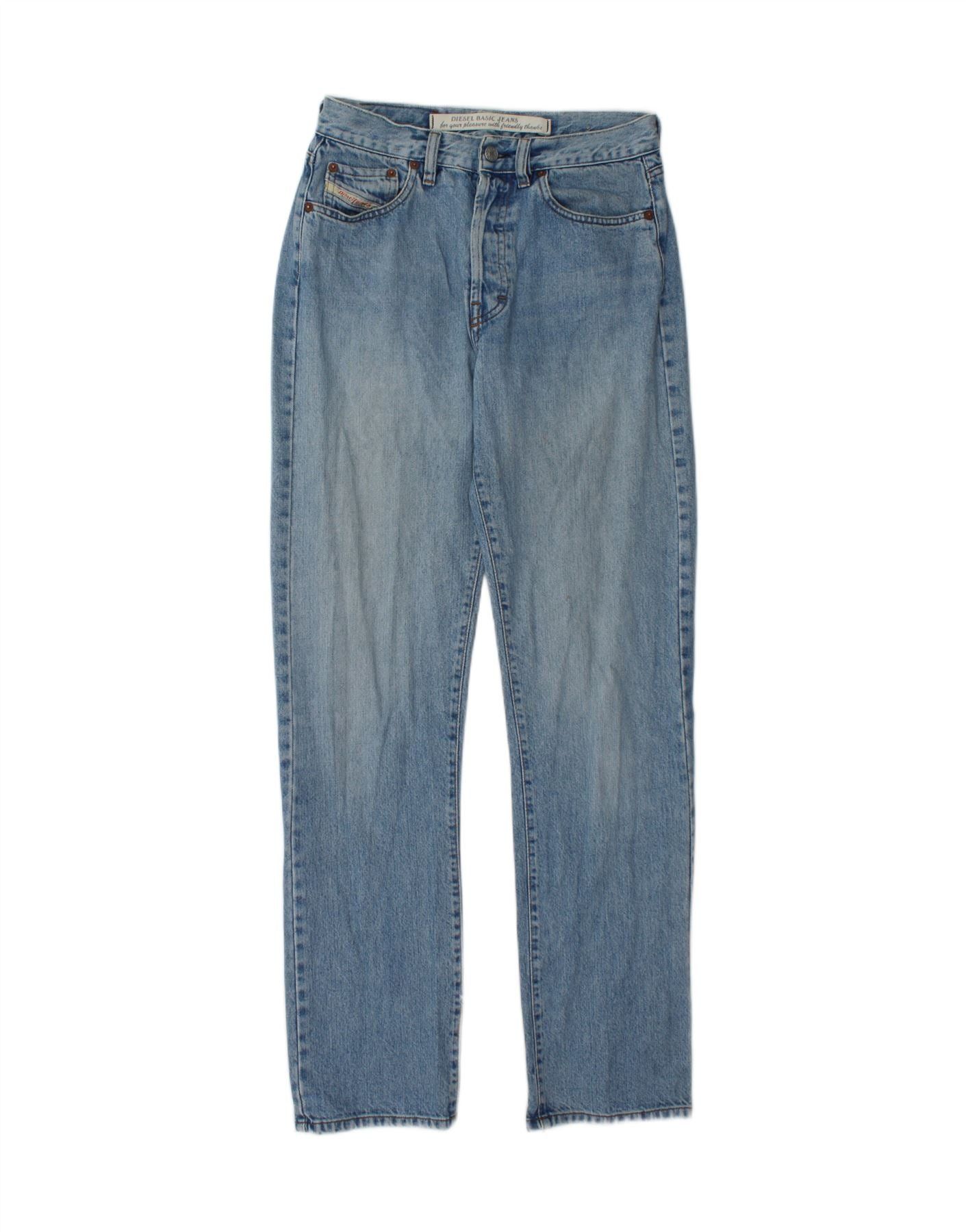 Diesel Mens Straight Jeans W30 L33 Blue Cotton Size US 30 / EU 46 - 1 Thumbnail