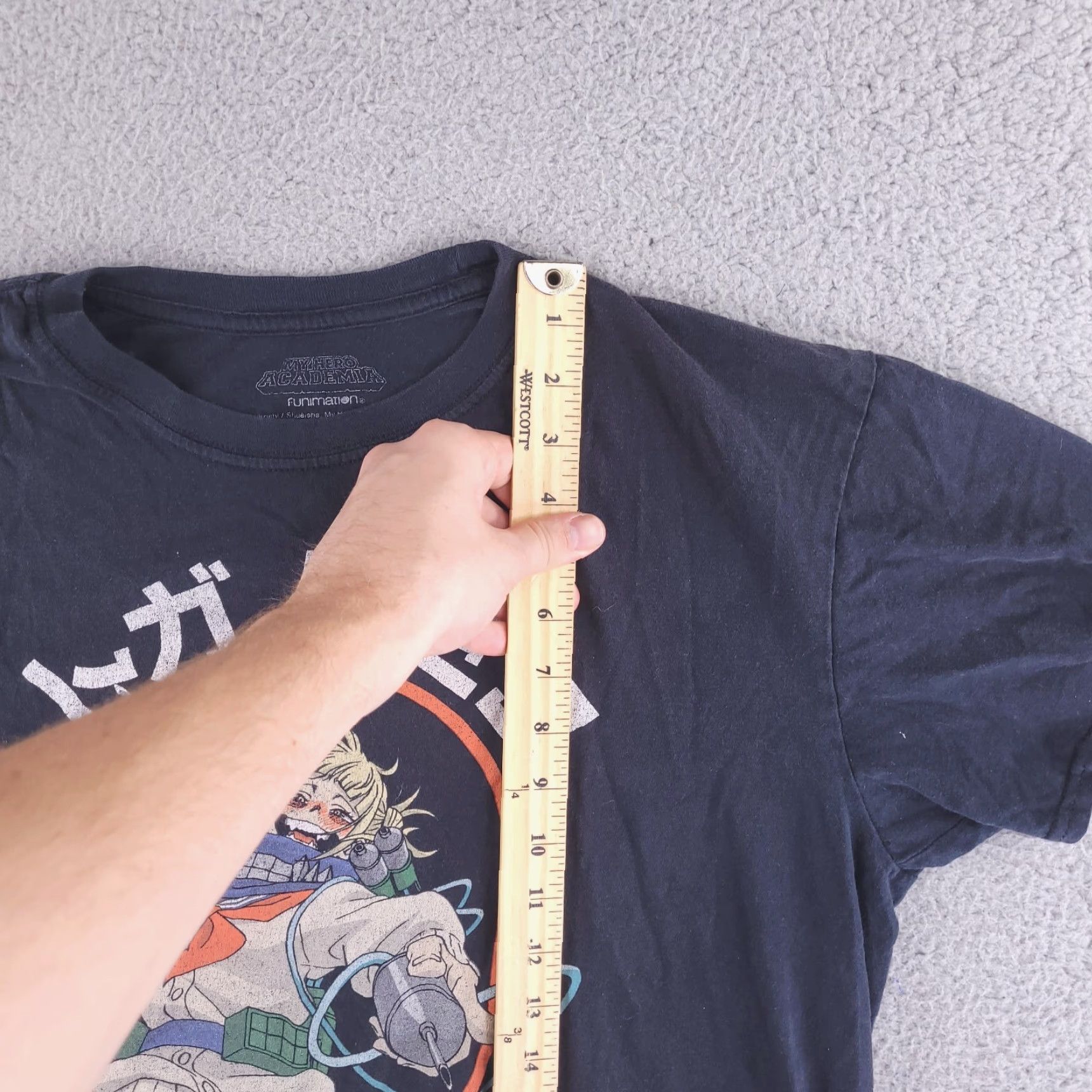 Toga Funimation Shirt Mens Large Black My Hero Academia Himiko Toga Shirt Mens L Black Hero 90s? Size US L / EU 52-54 / 3 - 7 Thumbnail