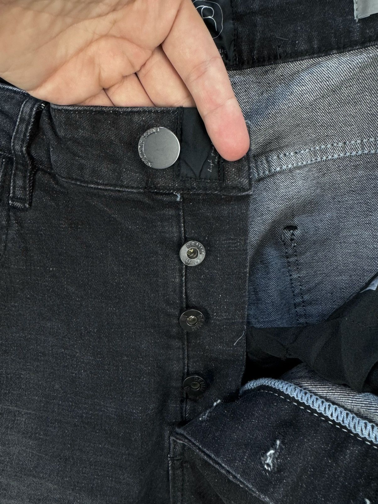 Other Elias Rumelis Dave Comfort Intense Black Jeans Size US 33 - 10 Thumbnail