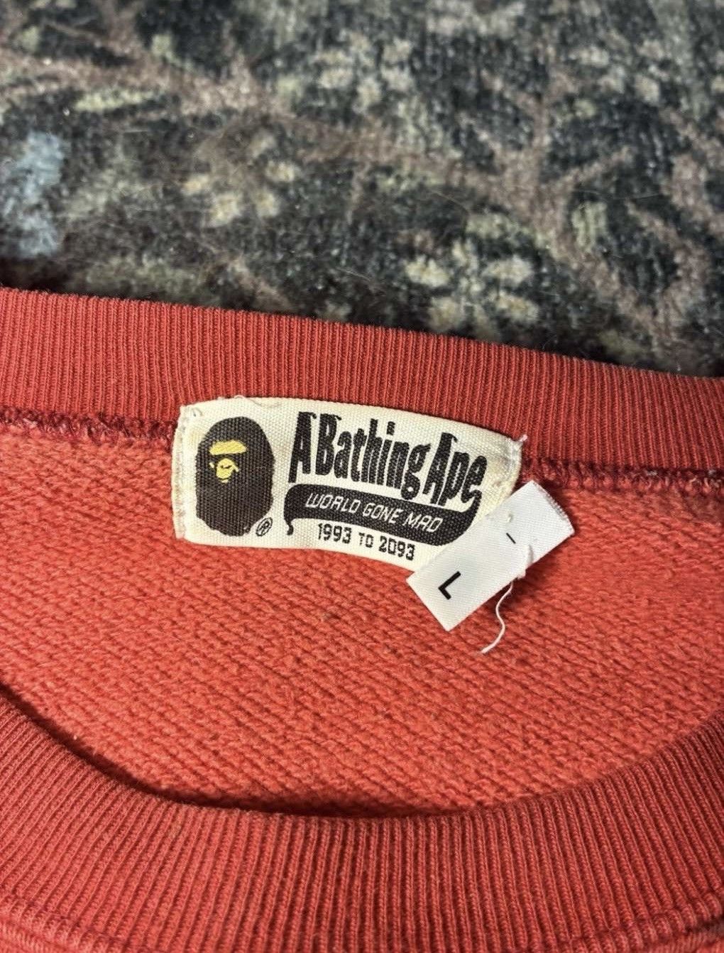 Bape Red Bape Camo Sweater Size US L / EU 52-54 / 3 - 6 Thumbnail