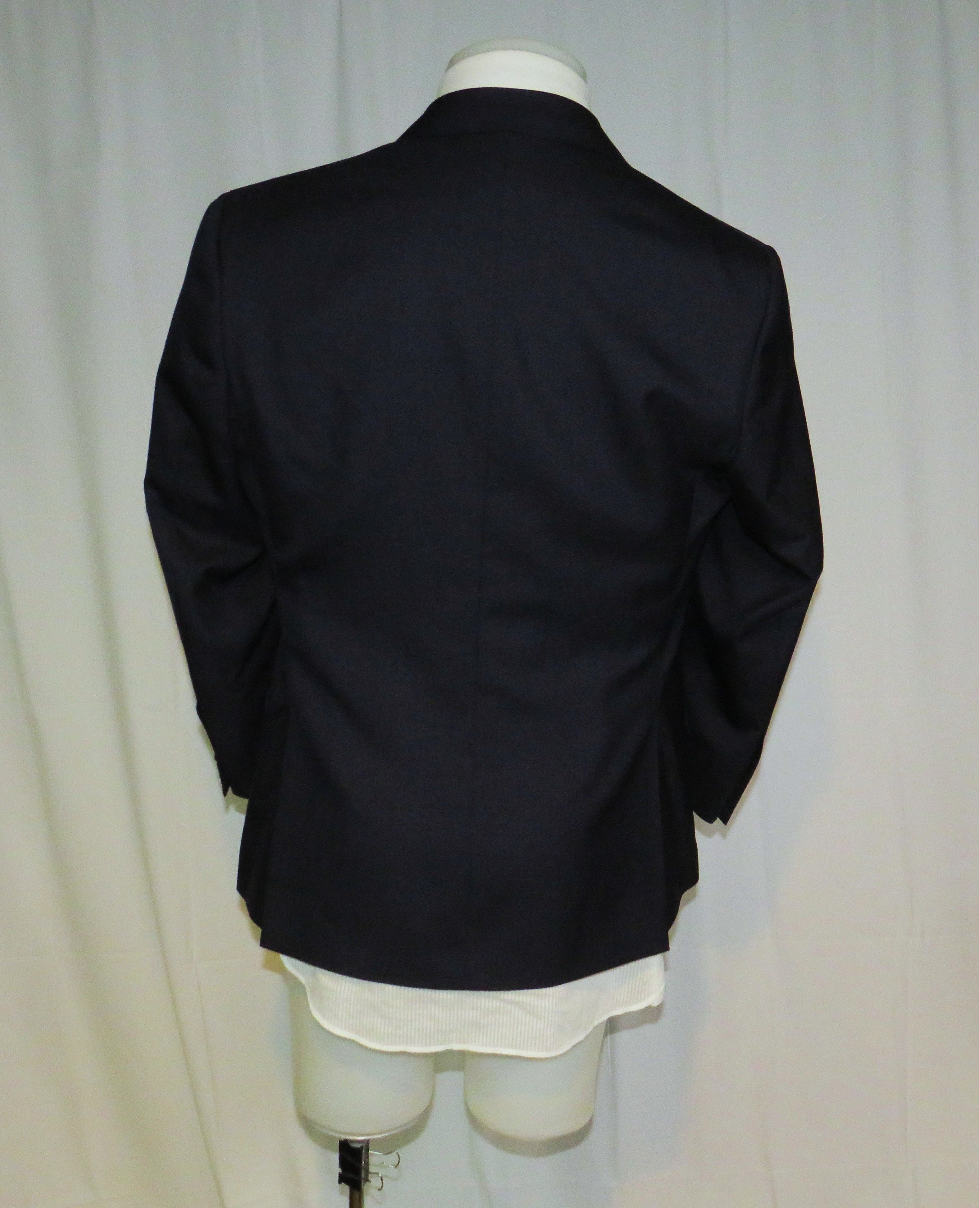 Other Alex Hitz Navy Gold Button Double Breasted Blazer 40S Size 40S - 10 Thumbnail