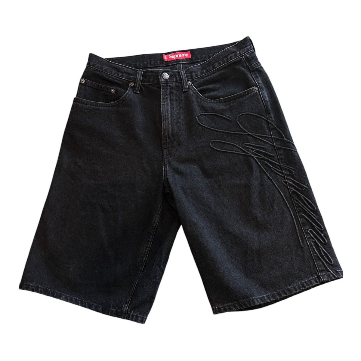 パンツ supreme Baggy Denim Short 30 Supreme Baggy Denim Short Olive | eBay