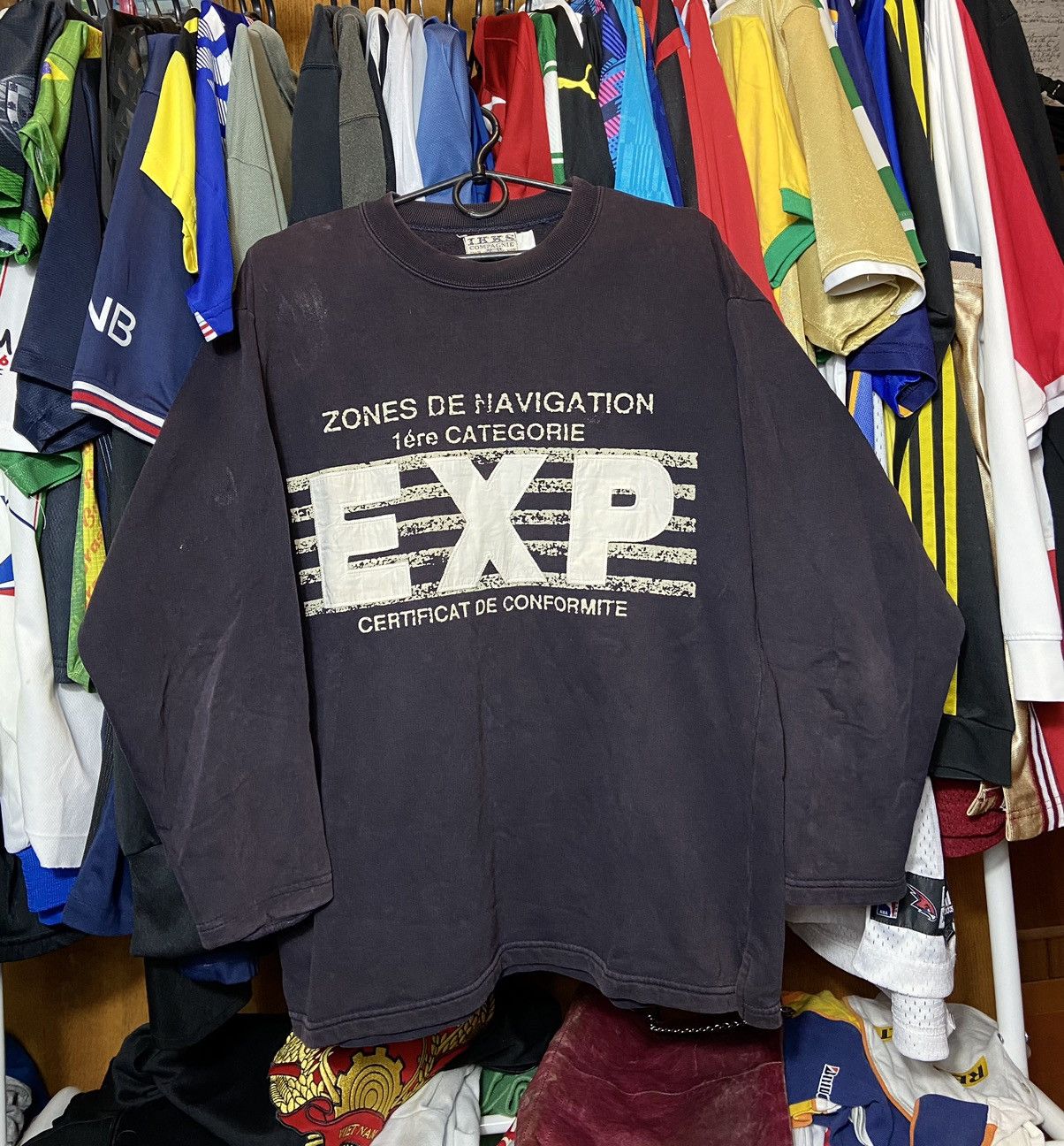 IKKS × Japanese Brand IKKS VINTAGE 90s MILITARY JAPAN STYLE PRINTED SWEATSHIRT Size US M / EU 48-50 / 2 - 1 Thumbnail