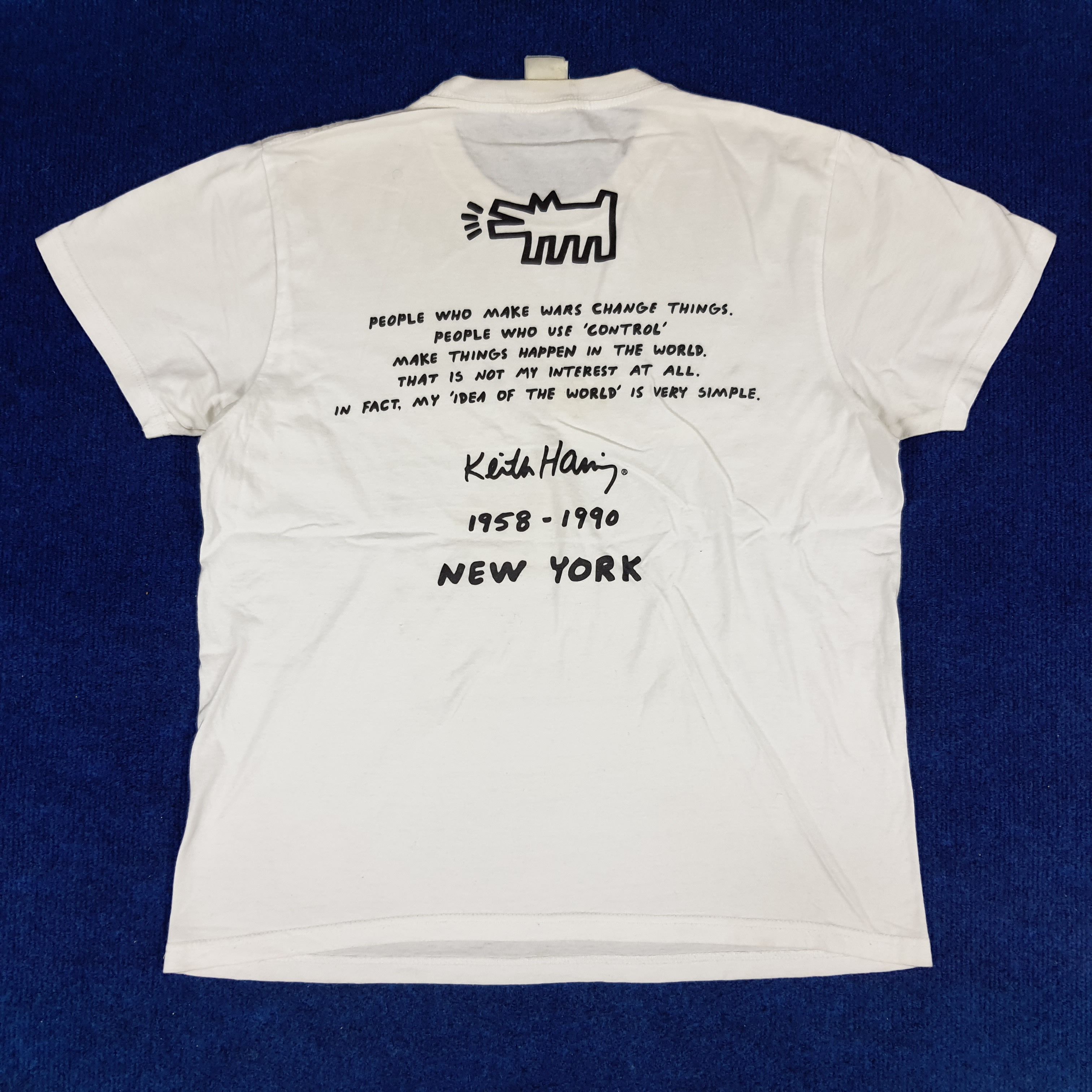 Keith Haring × Vintage Vintage Keith Haring Streetwear T-shirt Size US M / EU 48-50 / 2 - 3 Thumbnail