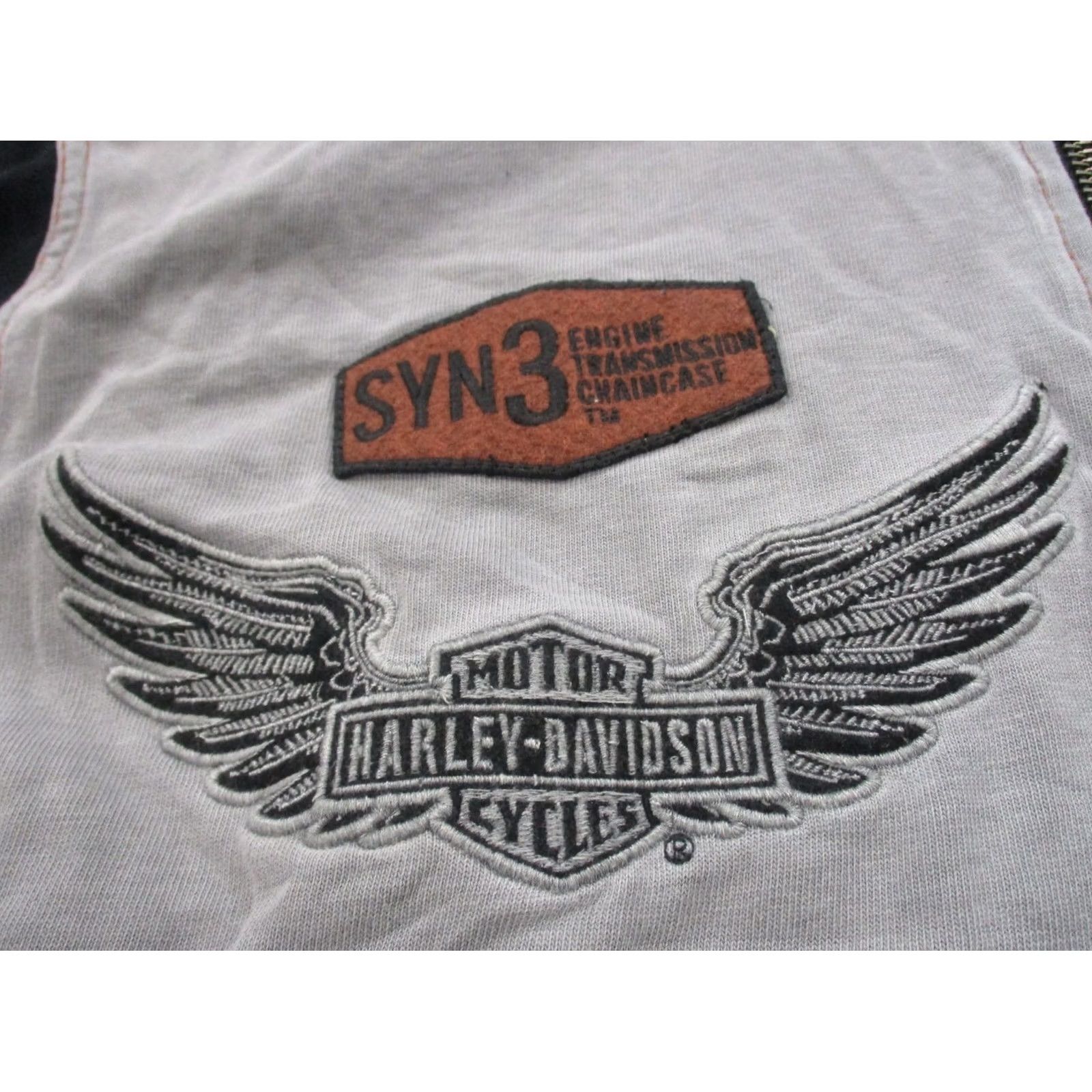 Harley Davidson Harley Davidson Jacket XL Gray Men Jumper Biker Riding Pullover Casual Logo Size US XL / EU 56 / 4 - 7 Thumbnail