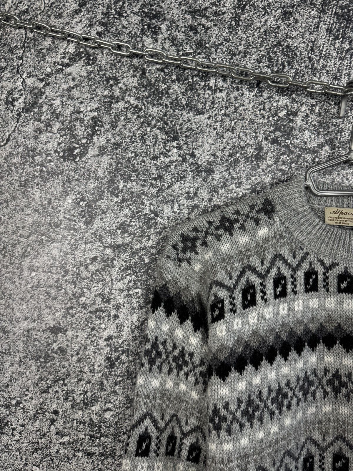 Other Alpaca Fina Sweater Fair Isle Pattern Wool Soft Knit Size S Size S / US 4 / IT 40 - 3 Thumbnail
