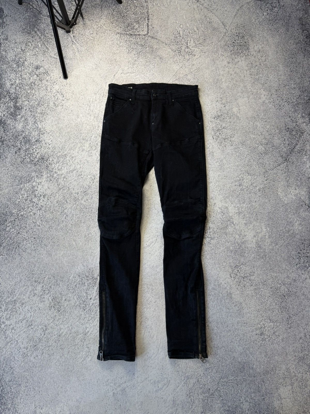 G-Star Vintage G Star Ankle Zip Pants 3D Super Slim Size US 30 / EU 46 - 1 Thumbnail