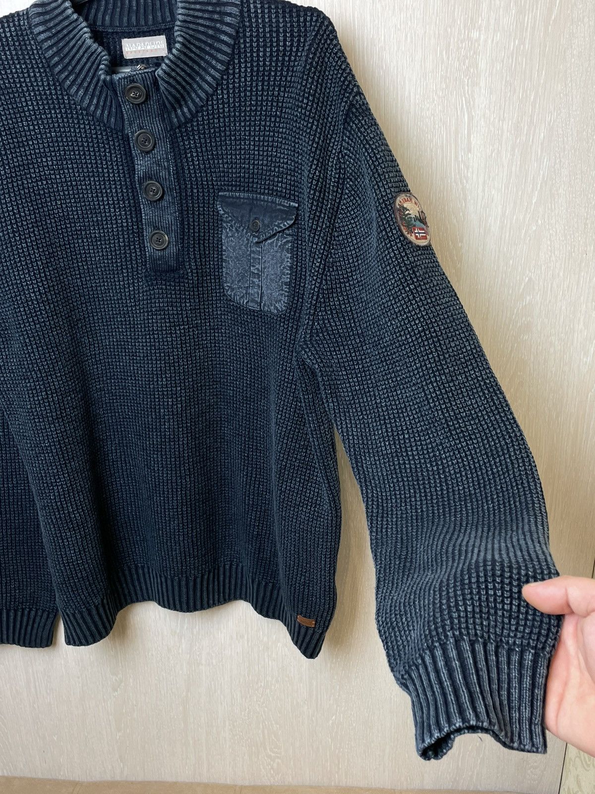 Napapijri Vintage Napapijri Knit Sweater Size US XXL / EU 58 / 5 - 8 Thumbnail