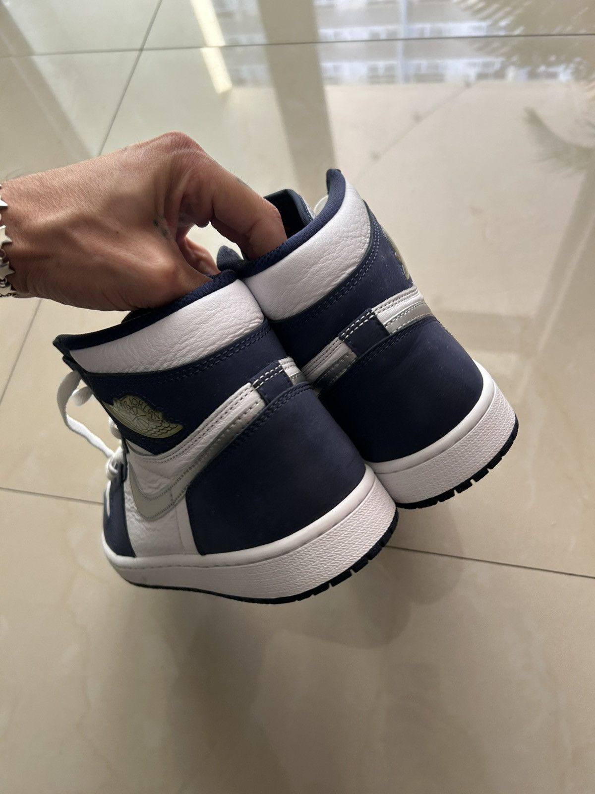 Jordan Brand Jordan 1 COJP Midnight Navy Size US 9 / EU 42 - 4 Thumbnail