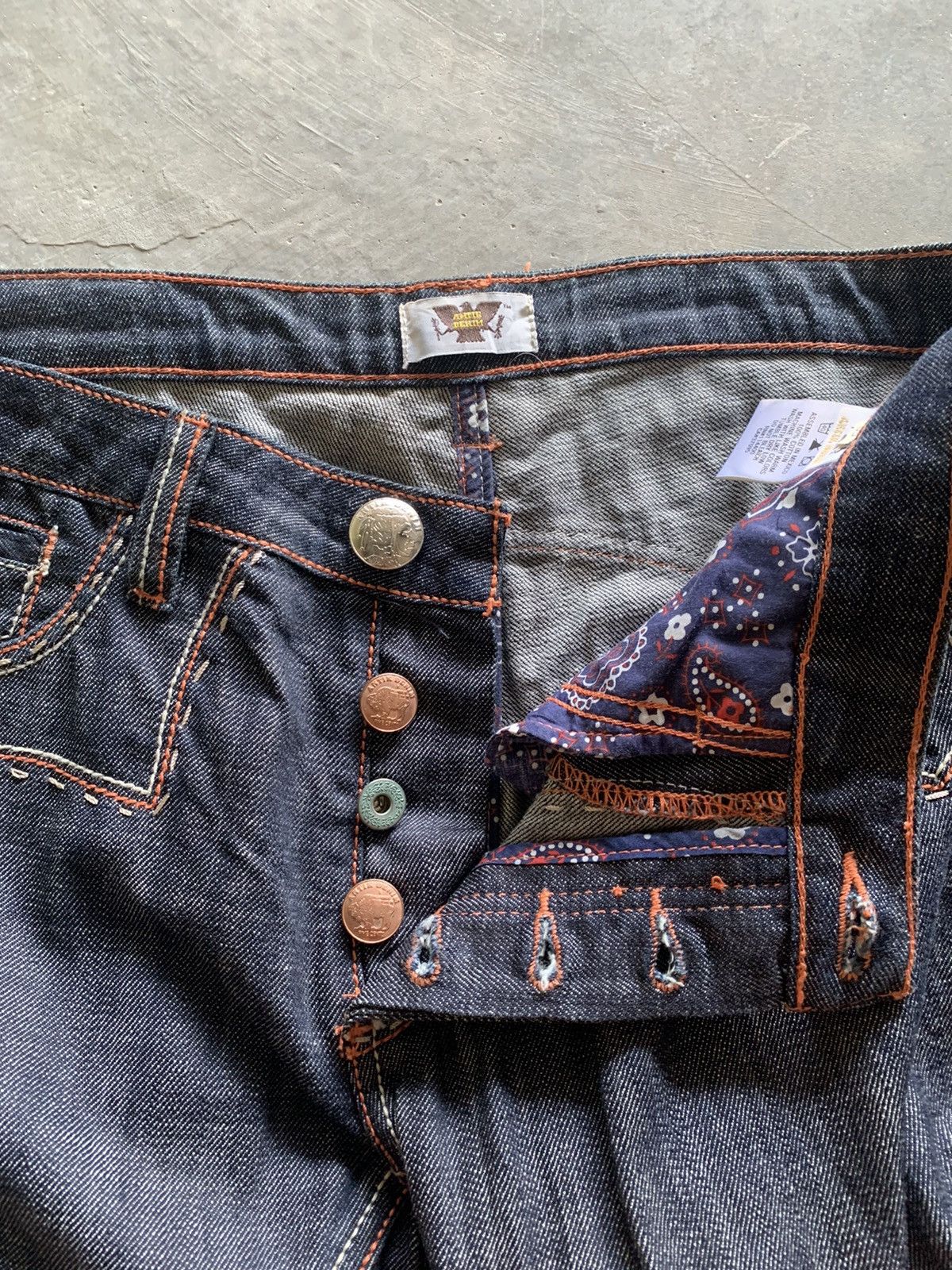 Antik Denim × Ksubi × Le Grande Bleu (L.G.B.) y2k antik denim western style cowboy with dope stitching Size US 36 / EU 52 - 8 Thumbnail