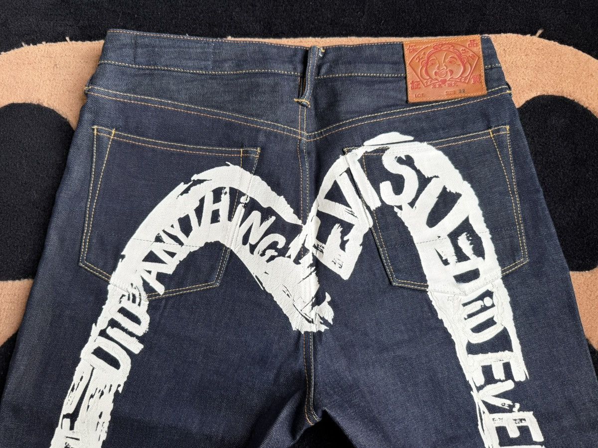 Evisu evisu white daicock style denim cropped pants size：32 Size US 32 / EU 48 - 5 Thumbnail