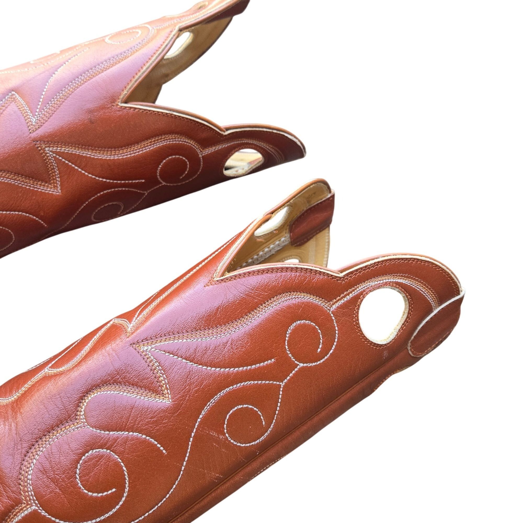 Other Hondo Cowboy Boots Vintage Western Wear Womens 5.5 B Country Size US 5.5 / IT 35.5 - 18 Thumbnail