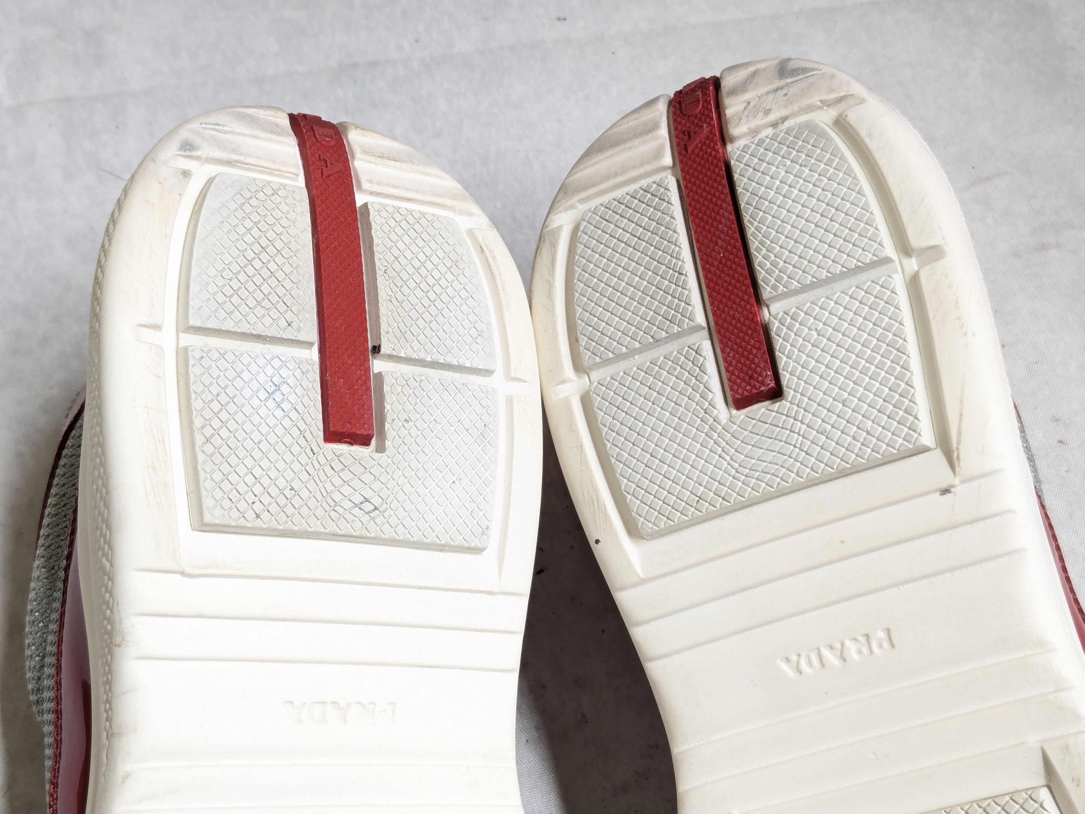 Prada Prada America's Cup Sneakers Red Patent Leather 12 Low Top Size US 12 / EU 45 - 15 Thumbnail