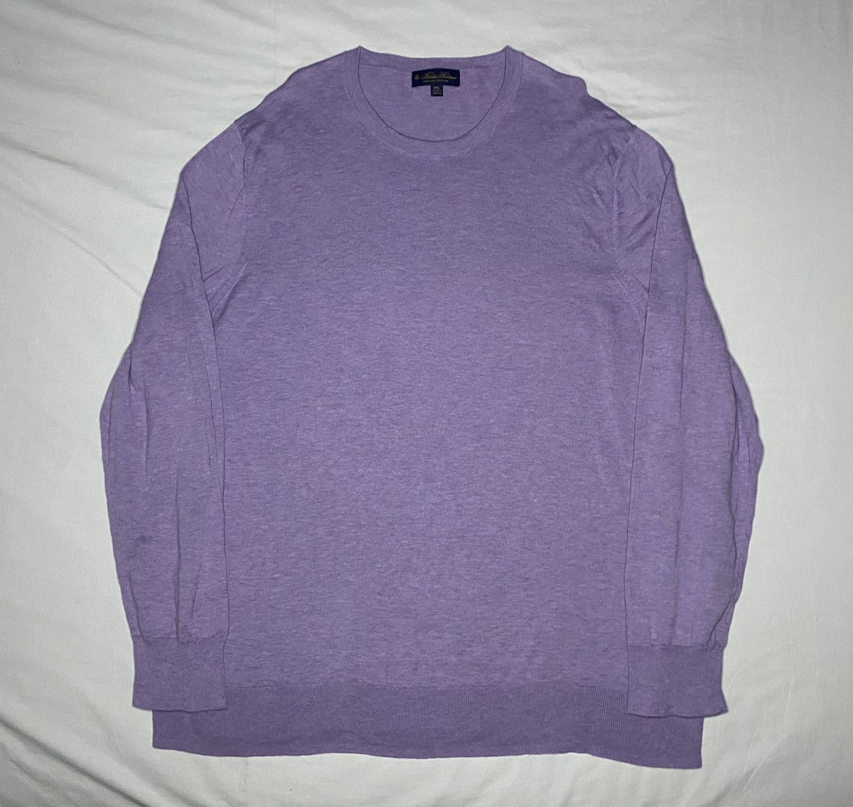 Brooks Brothers Brooks Brothers Sweater XXL Purple Supima Cotton Lavender Size US XXL / EU 58 / 5 - 1 Thumbnail