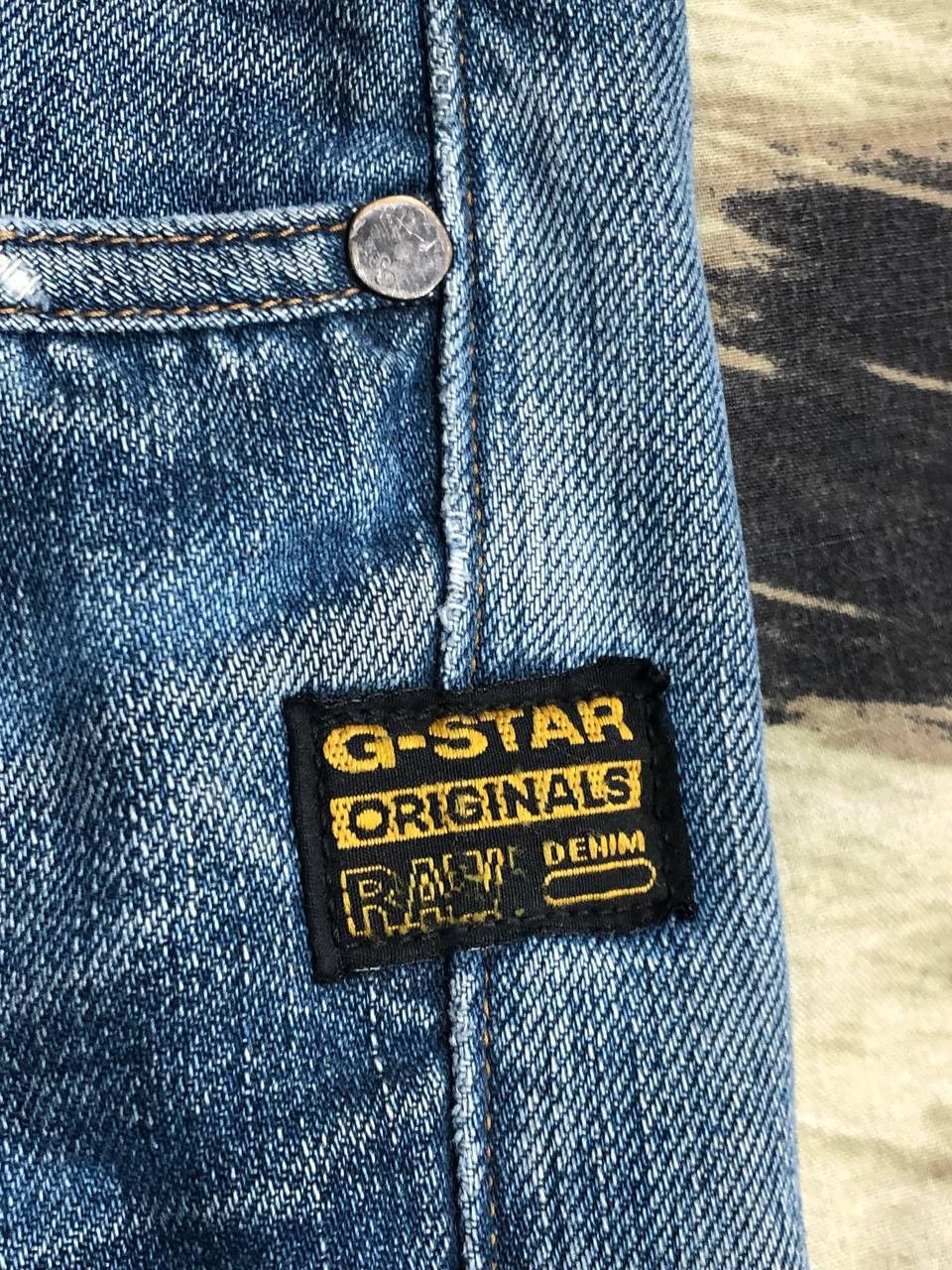 G-Star Vintage distressed jeans Y2K G-Star Raw logo streetwear Size US 30 / EU 46 - 6 Thumbnail