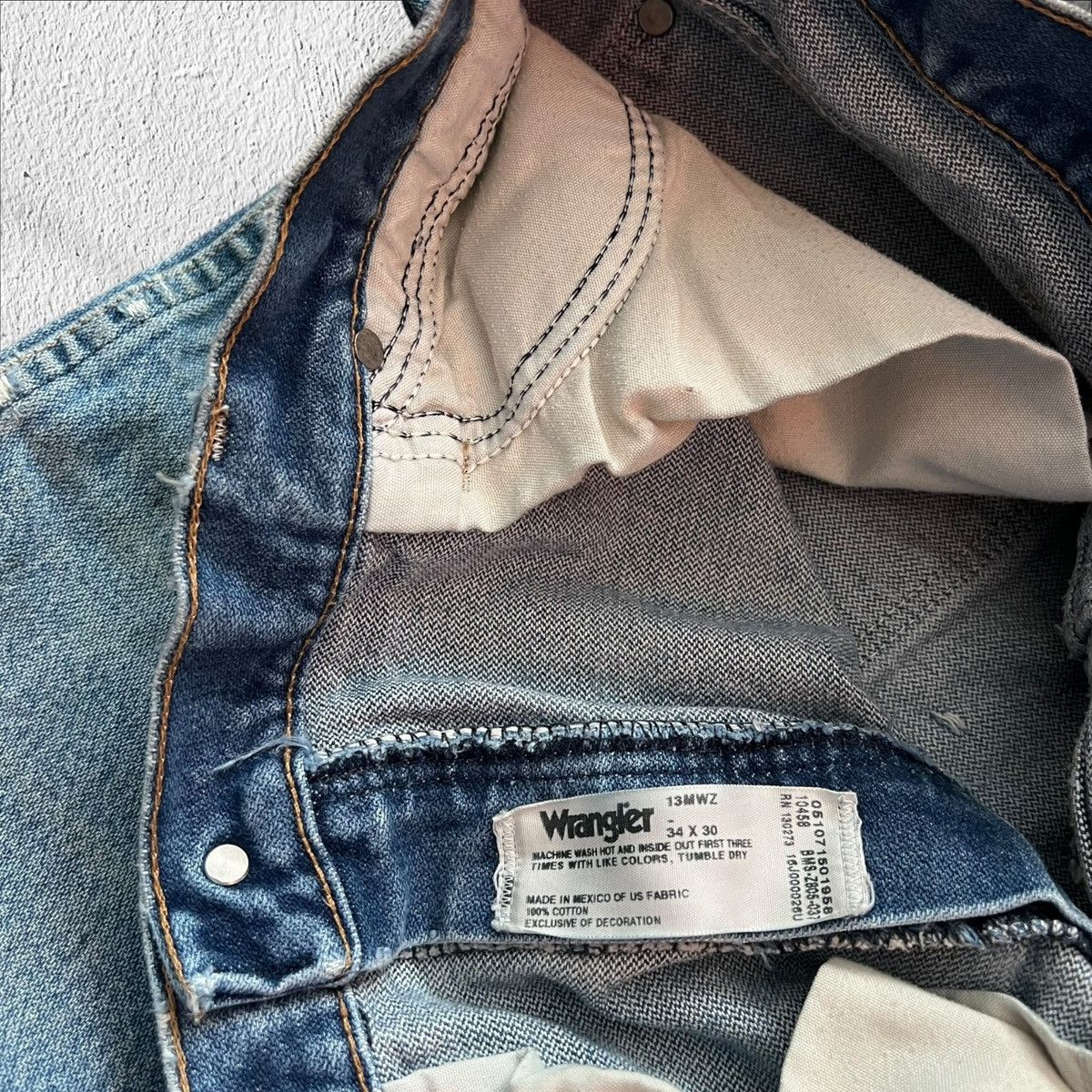 Wrangler Vintage 90s Wrangler Cowboy Cut Original Denim Jeans 32x29 Size US 32 / EU 48 - 5 Thumbnail